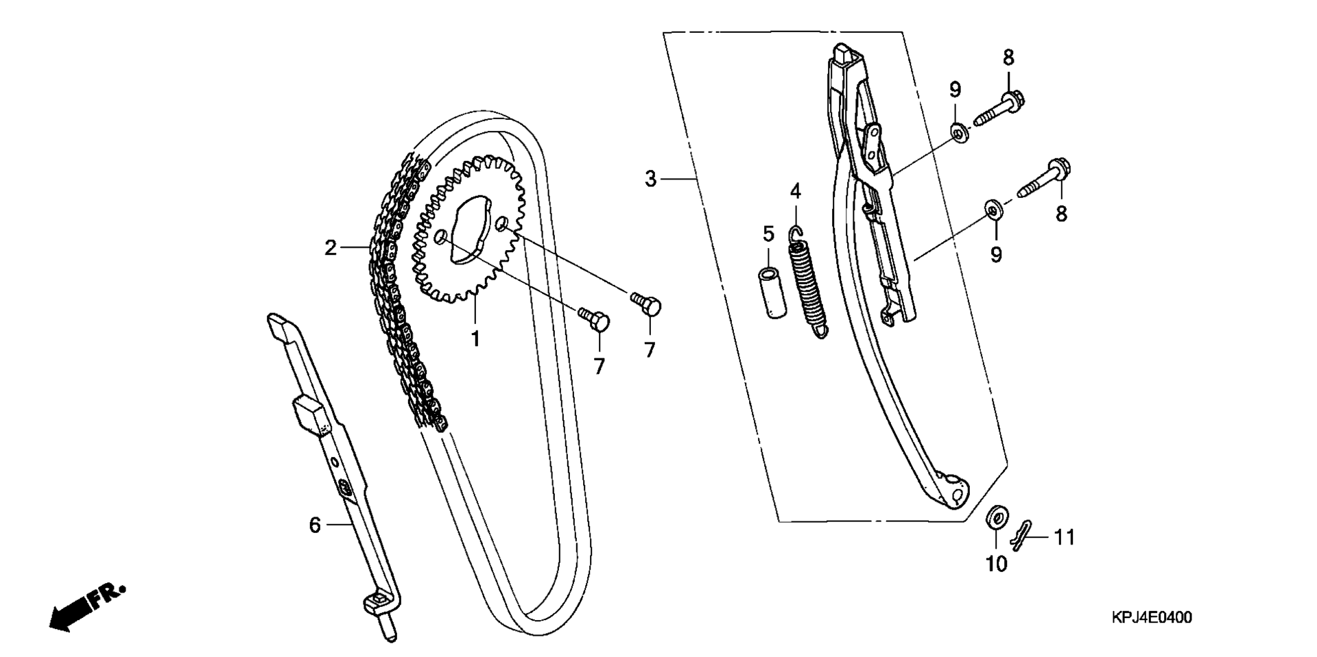 кулачок цепь / TENSIONER