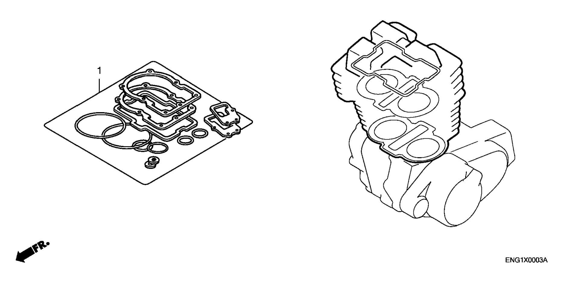 GASKET комплект A