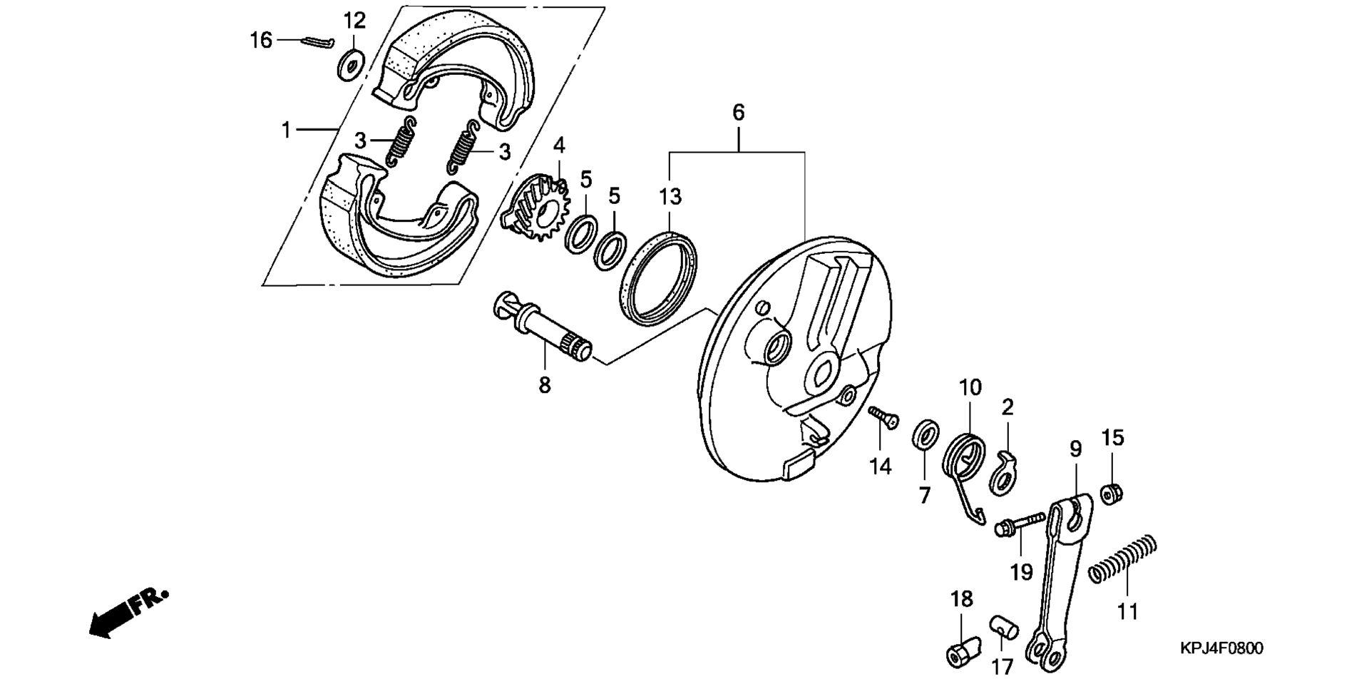 Передняя часть BRAKE PANEL