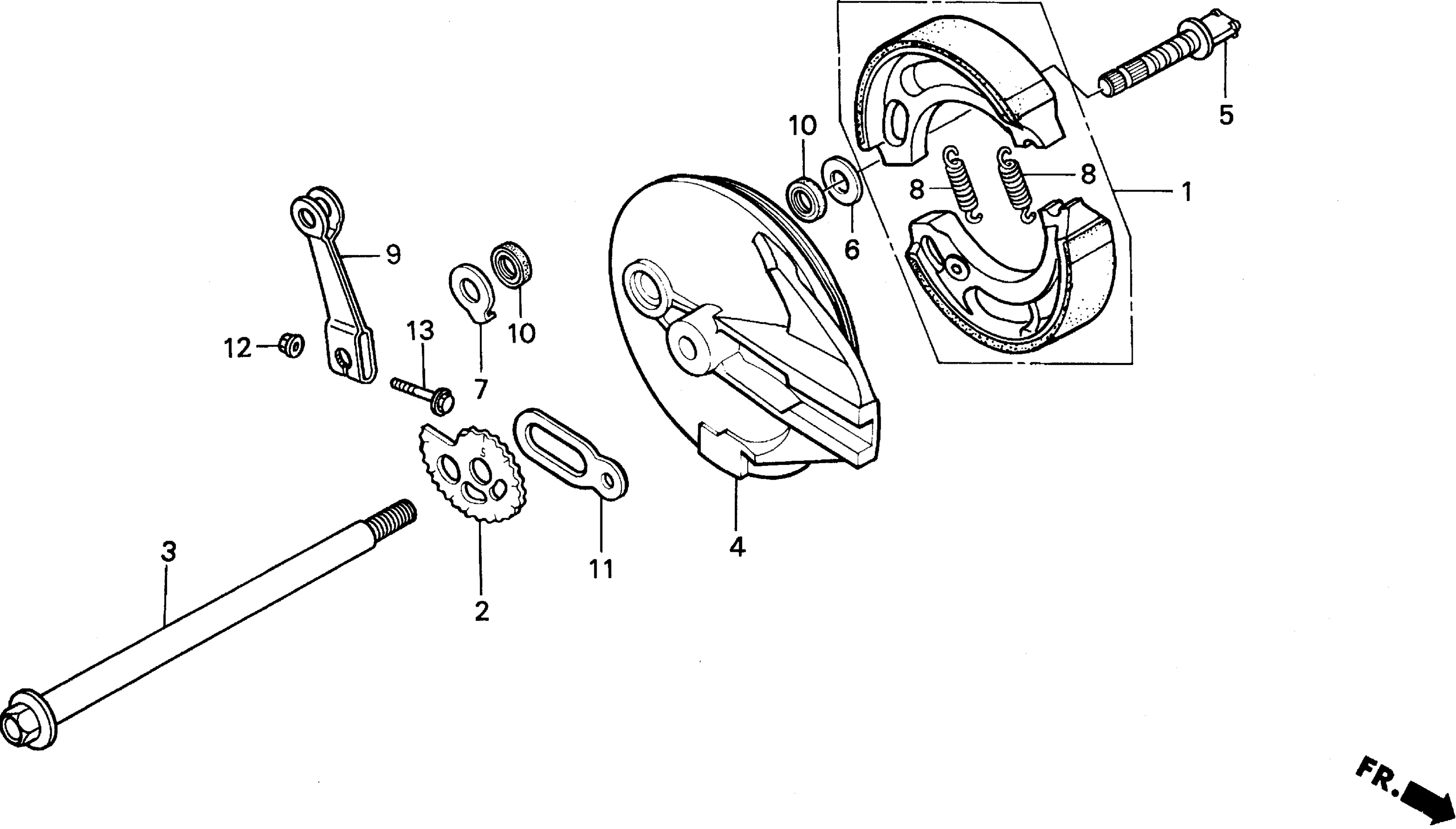 Задняя часть BRAKE PANEL