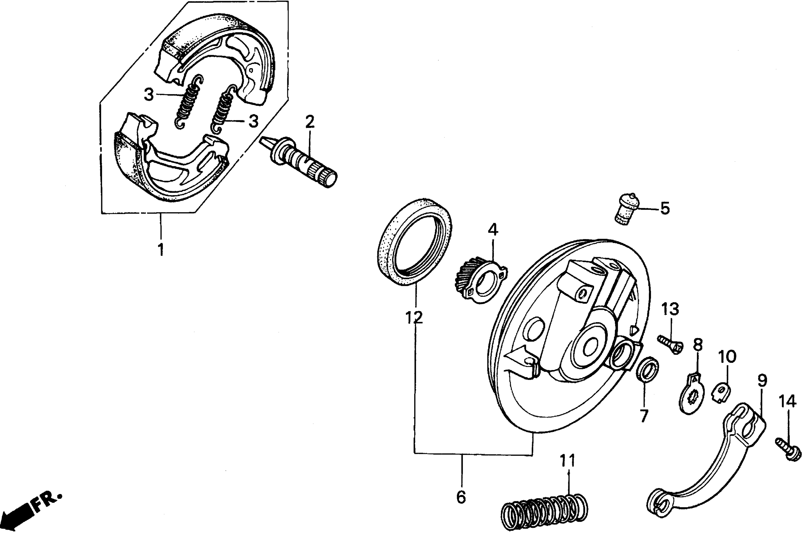 Передняя часть BRAKE PANEL