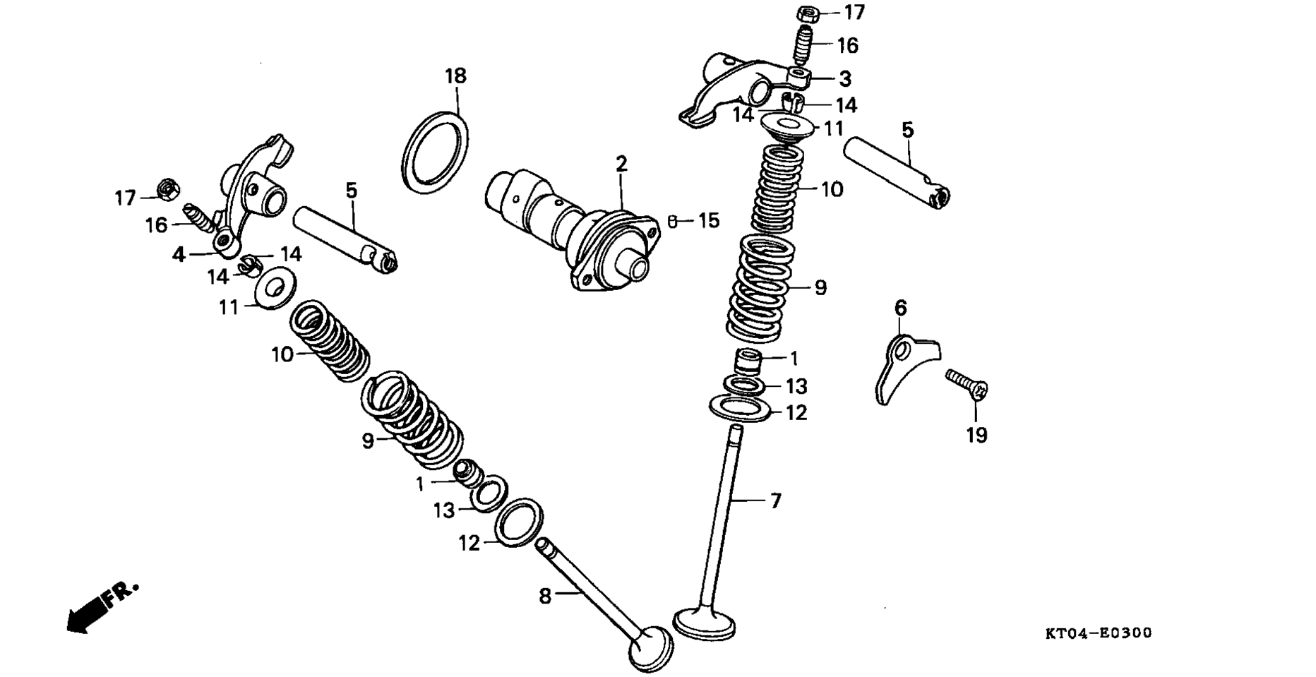 CAMSHAFT / клапан