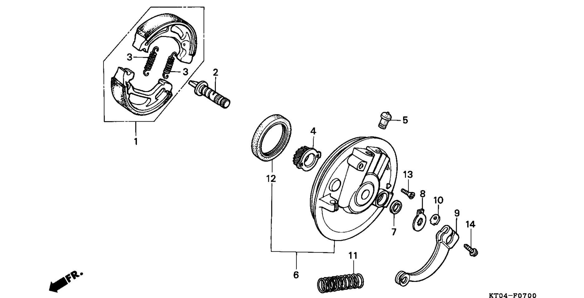Передняя часть BRAKE PANEL