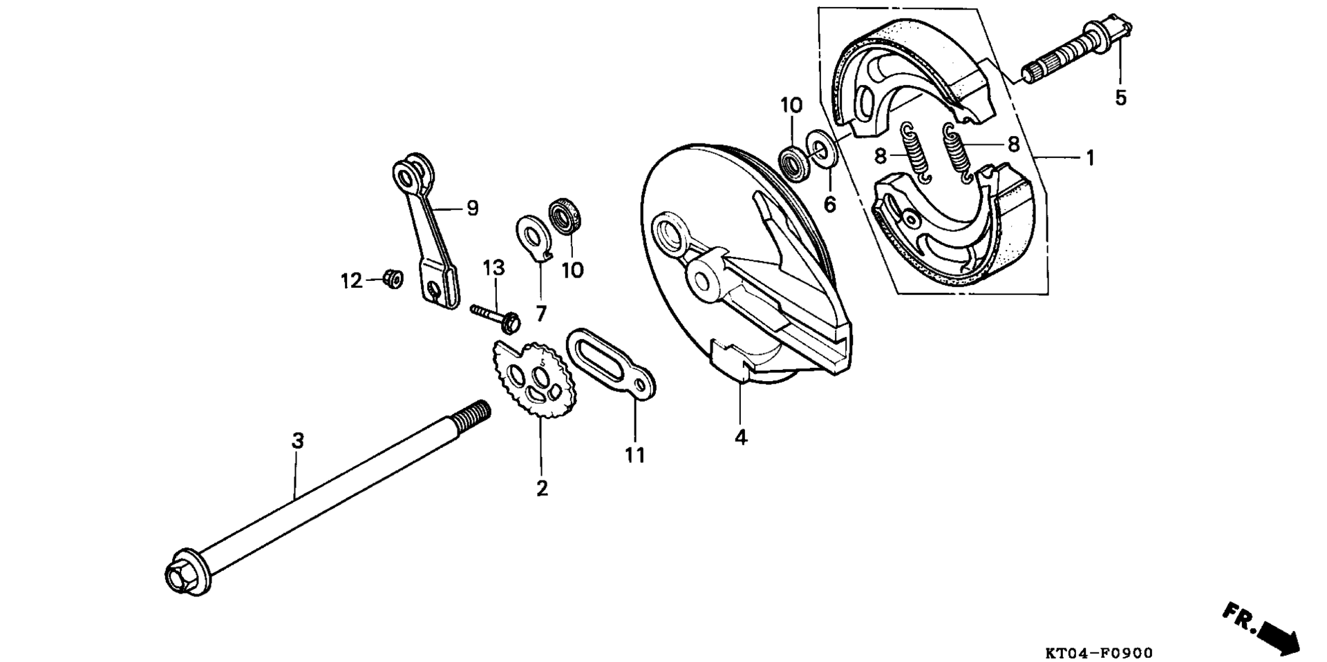 Задняя часть BRAKE PANEL