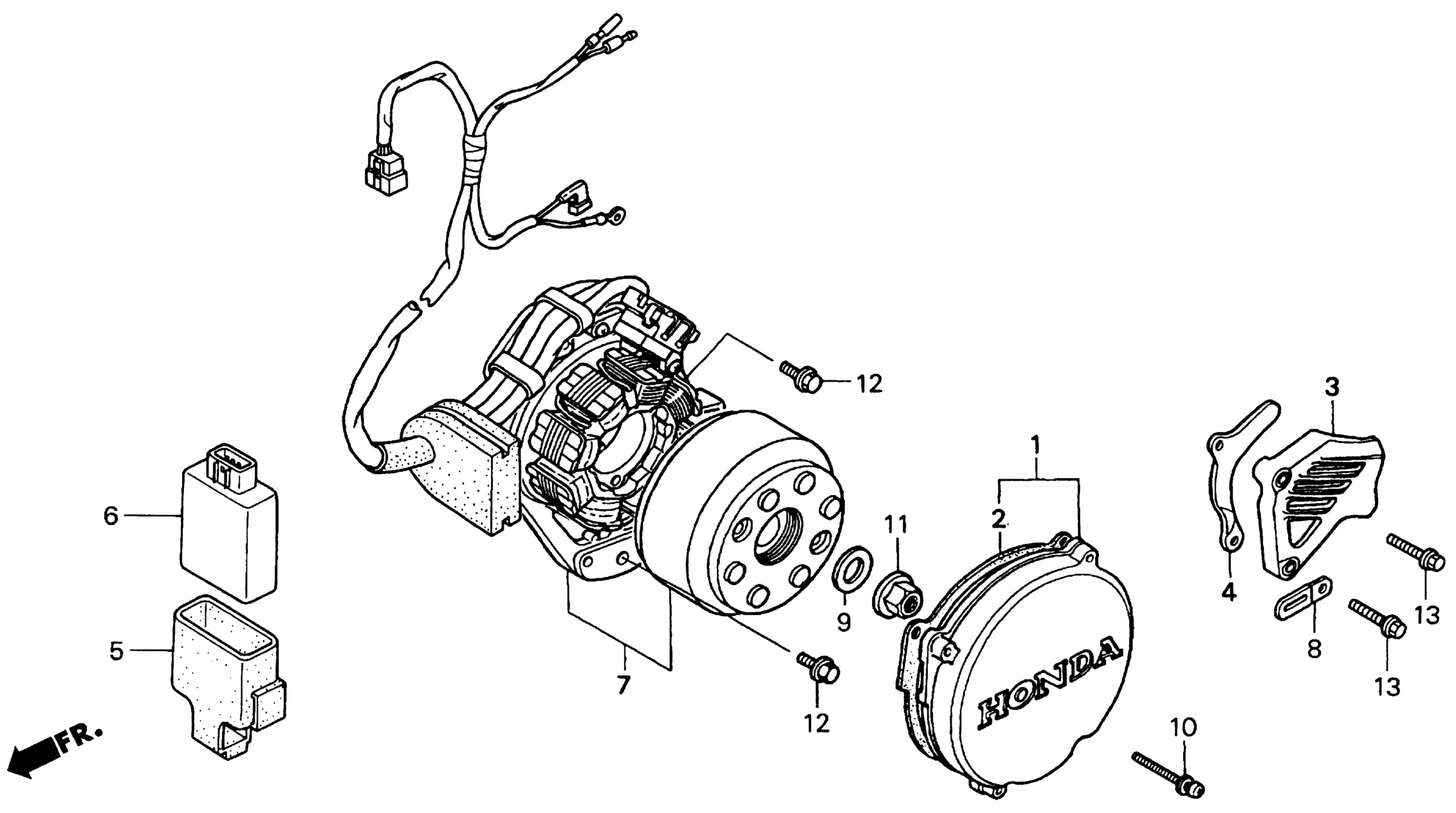 Left Crankcase крышка