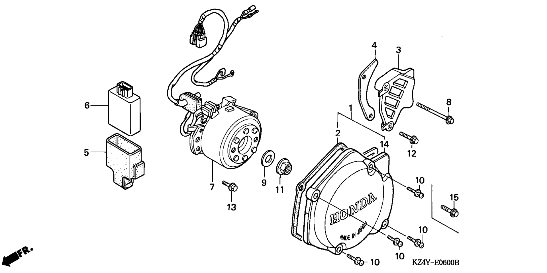 Left Crankcase крышка