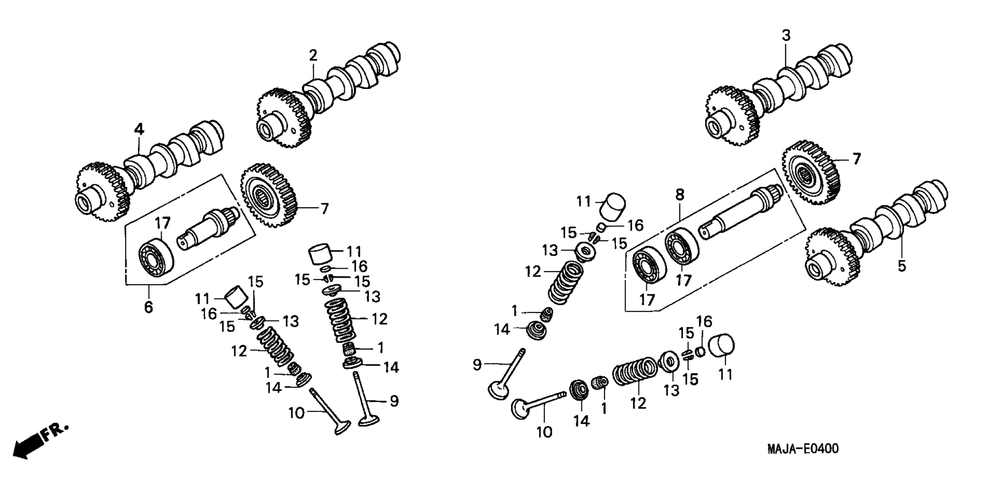 CAMSHAFT / клапан