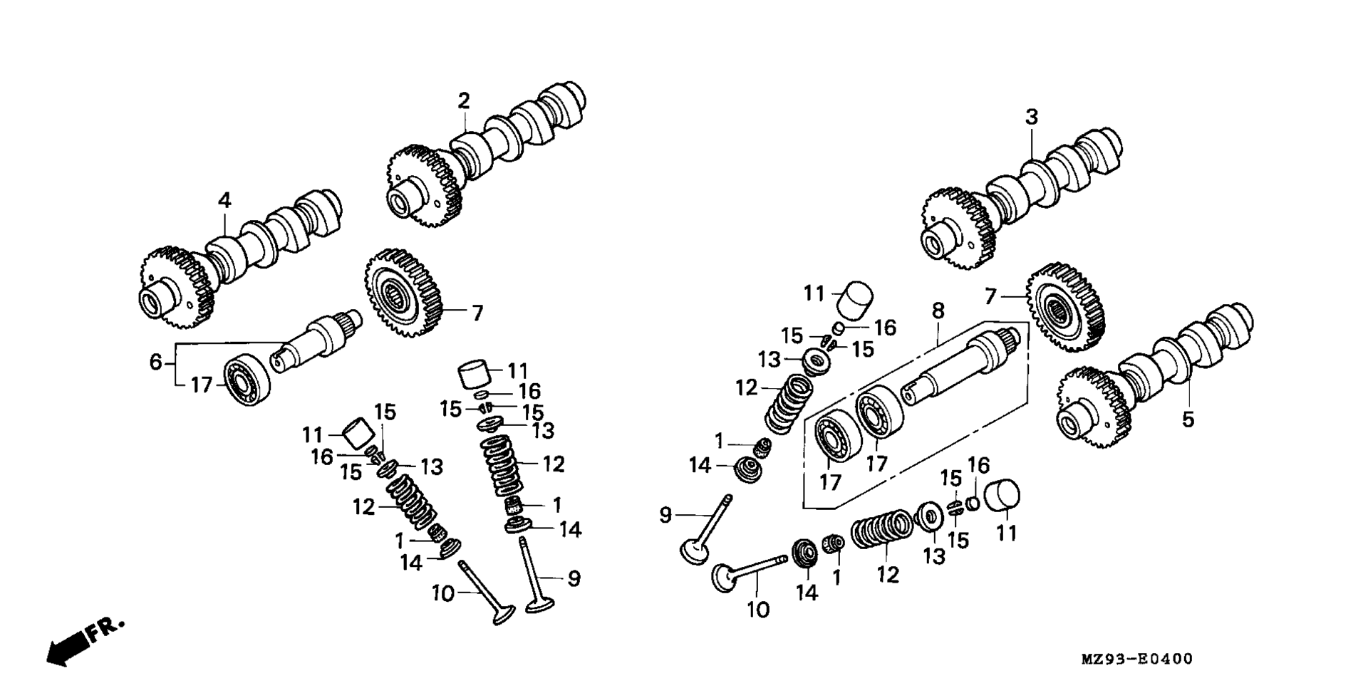 CAMSHAFT / клапан