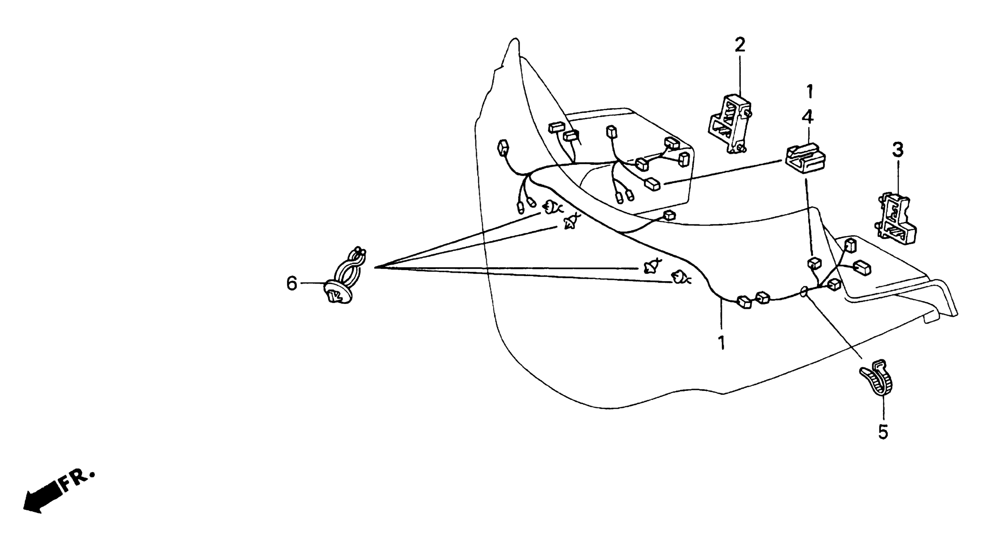 FAIRING SUB жгут