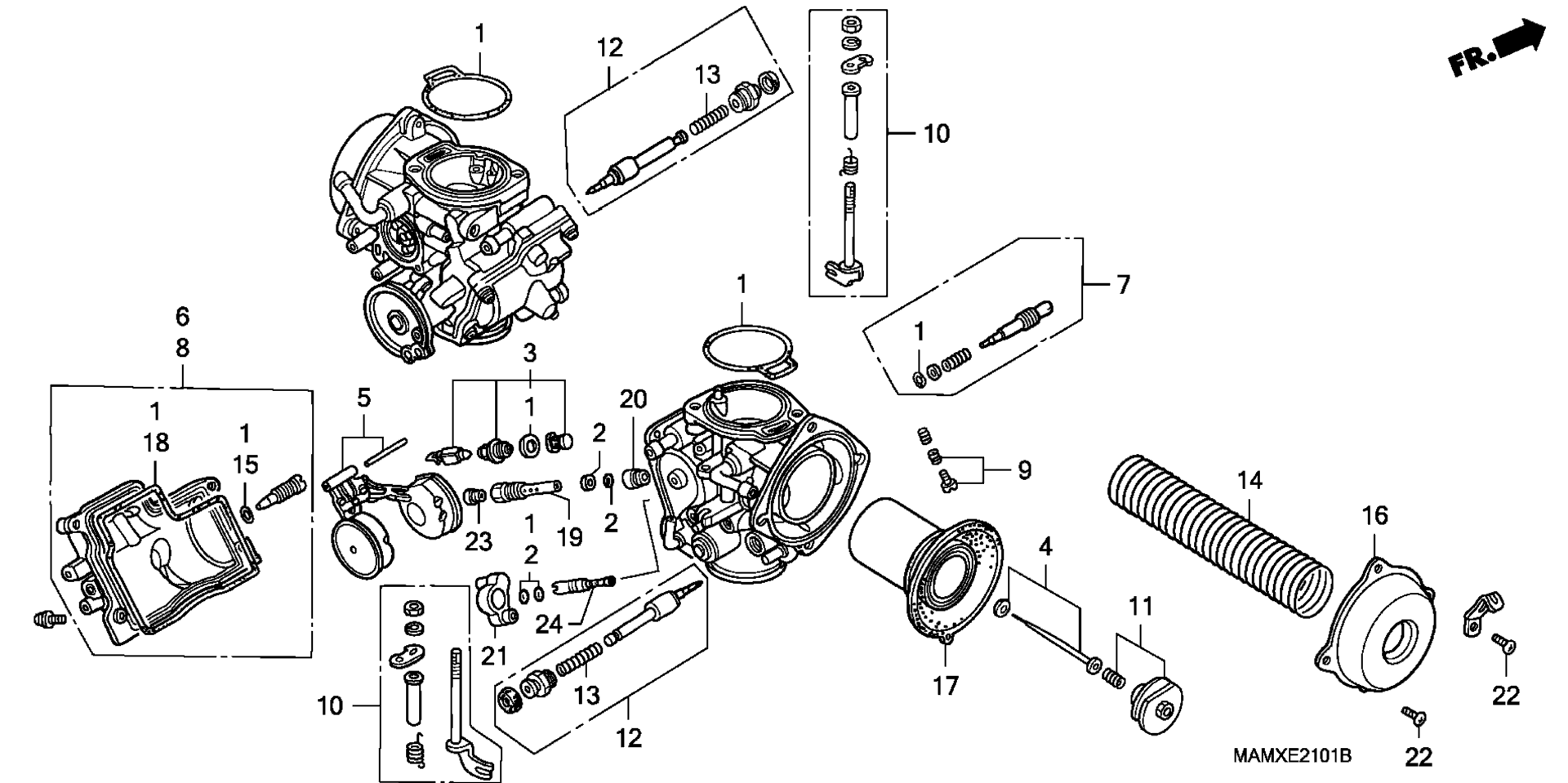 Карбюратор COMPONENTS