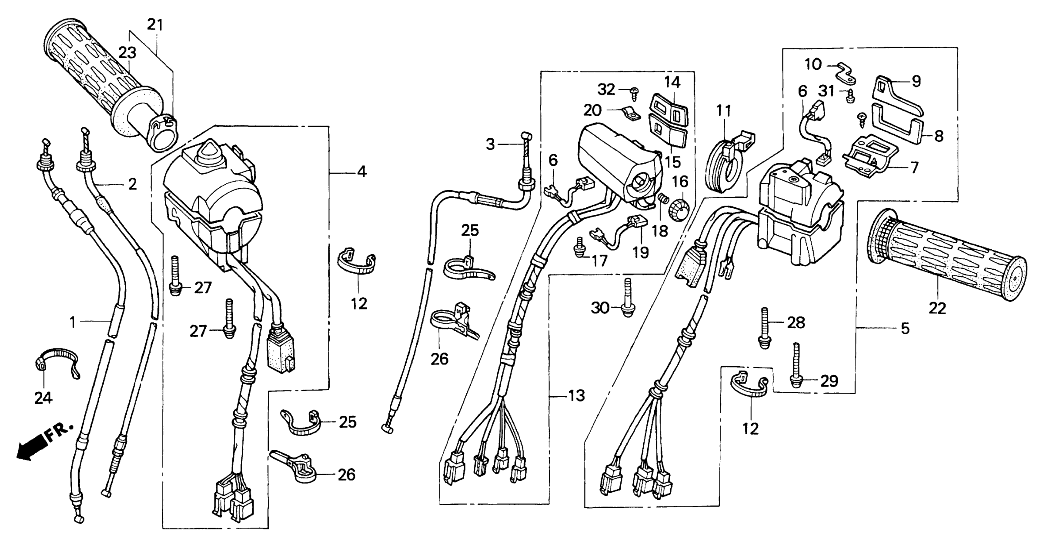 Переключатели на руле / CABLES
