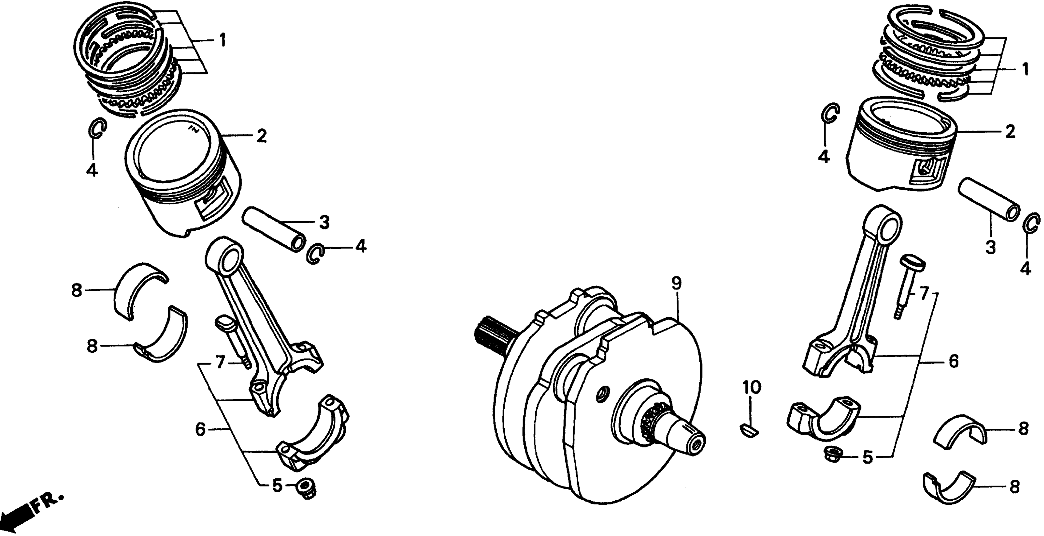 Коленчатый вал / PISTON / RINGS