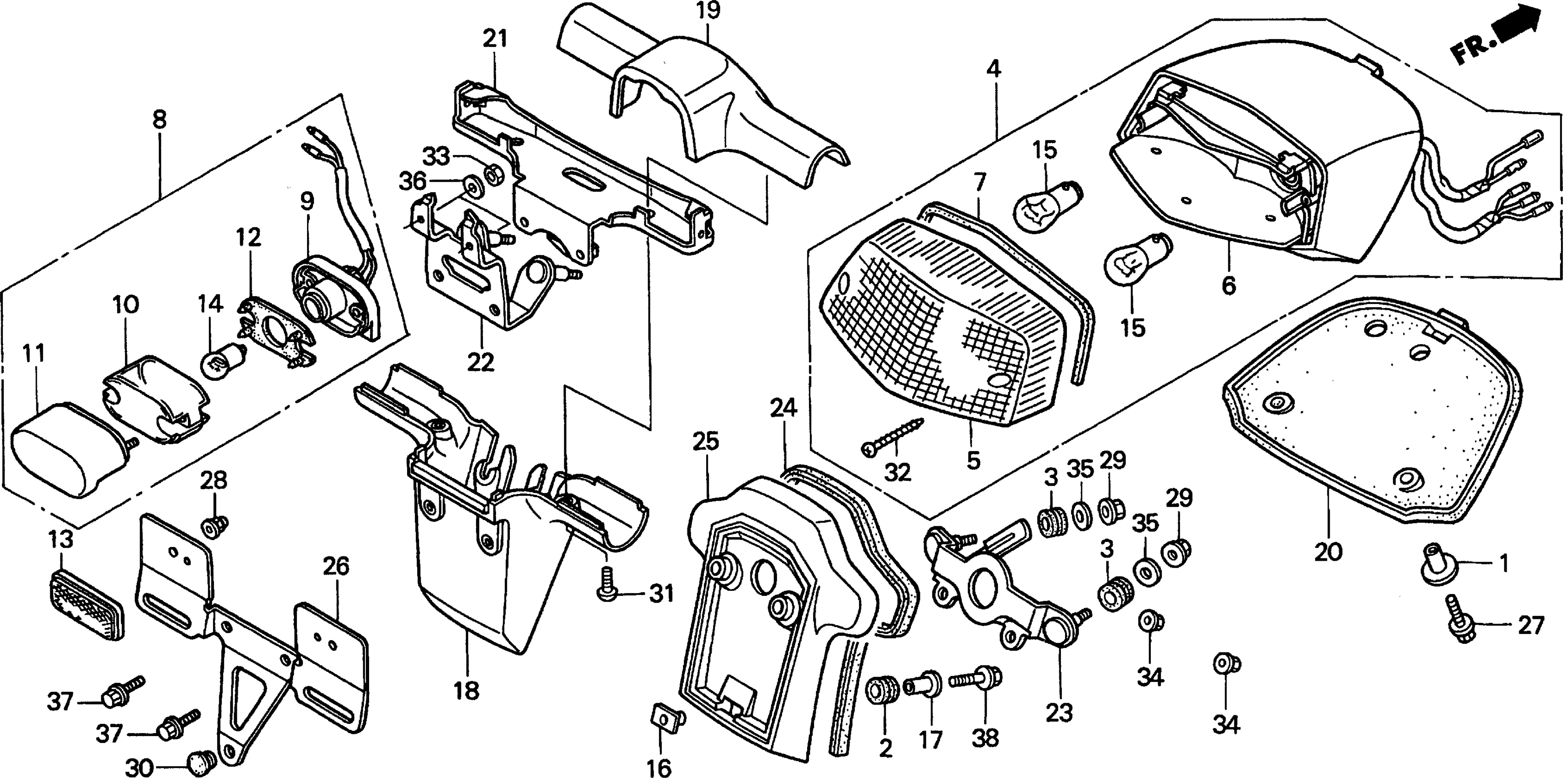 Задний фонарь
