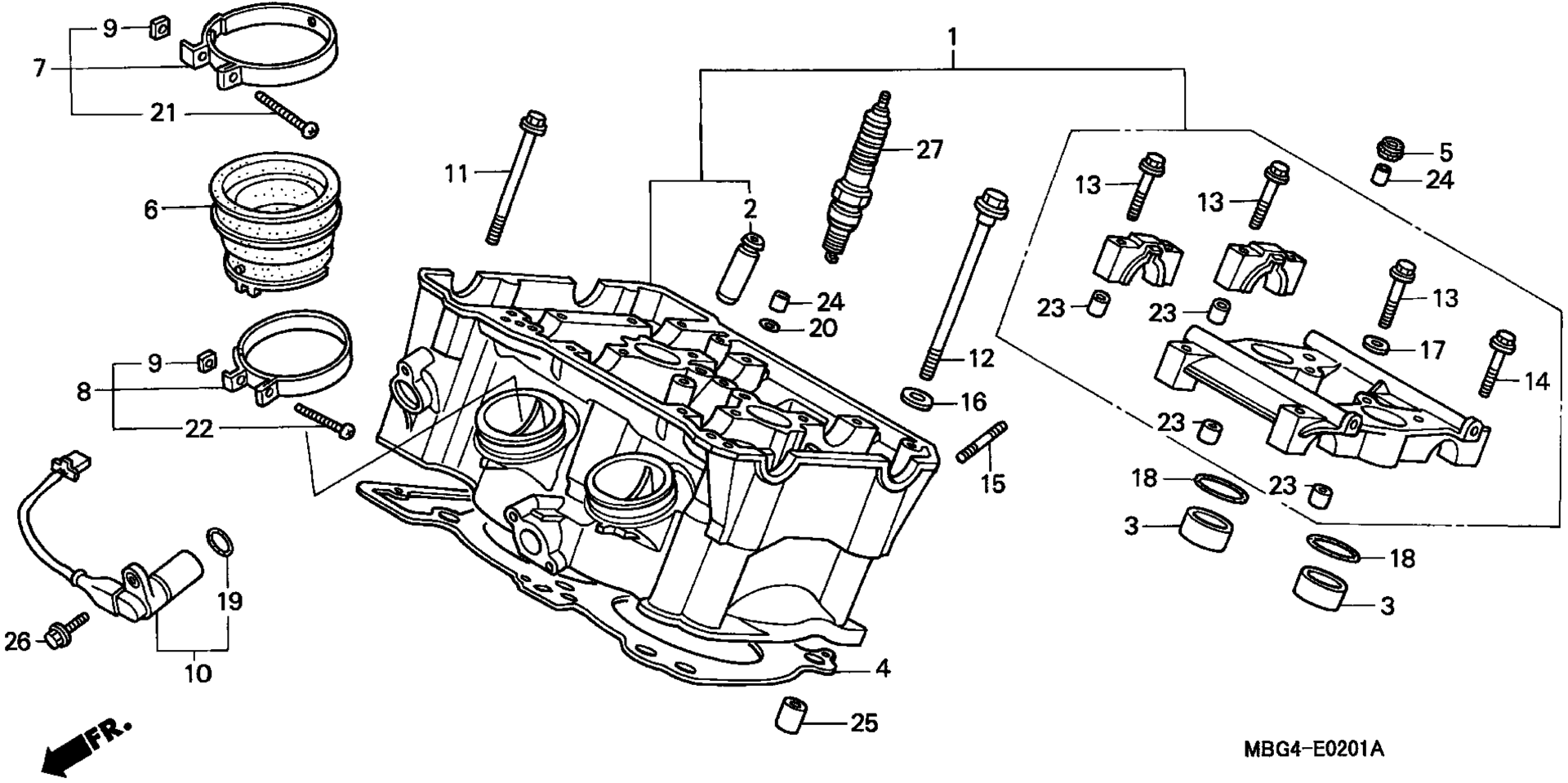 Цилиндр Head Rear