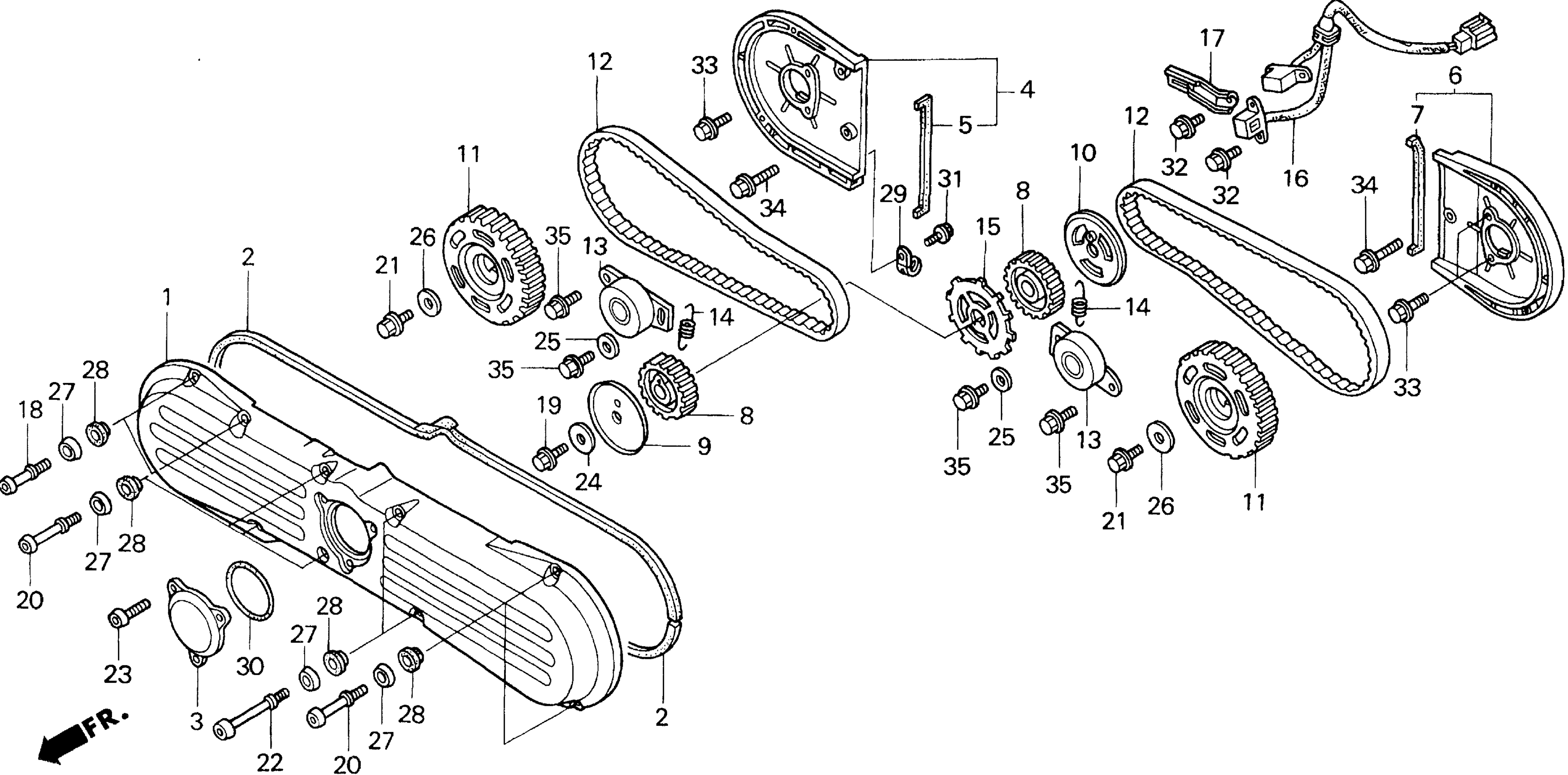 Передняя часть COVER / TIMING BELT