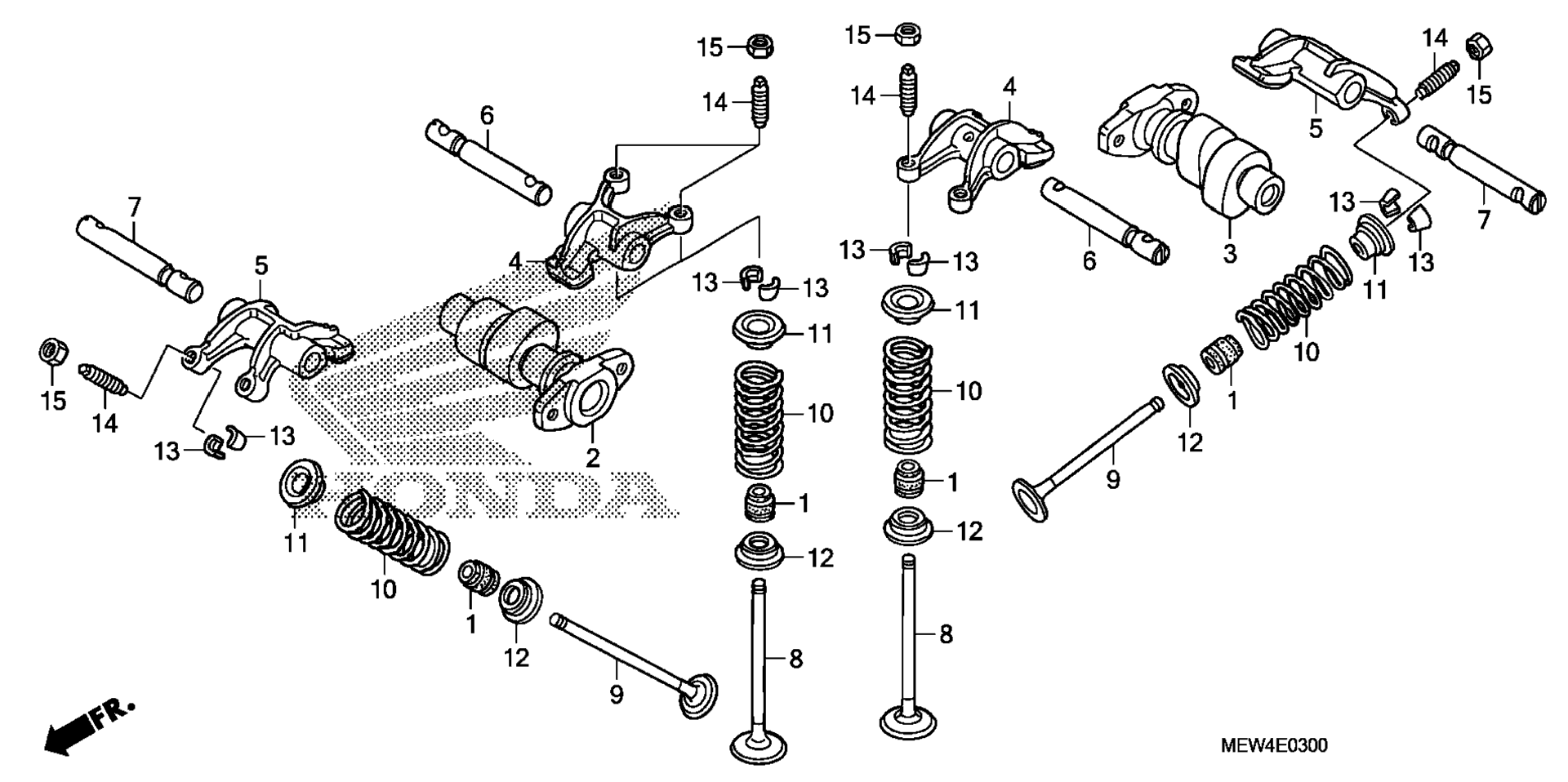 CAMSHAFT / клапан