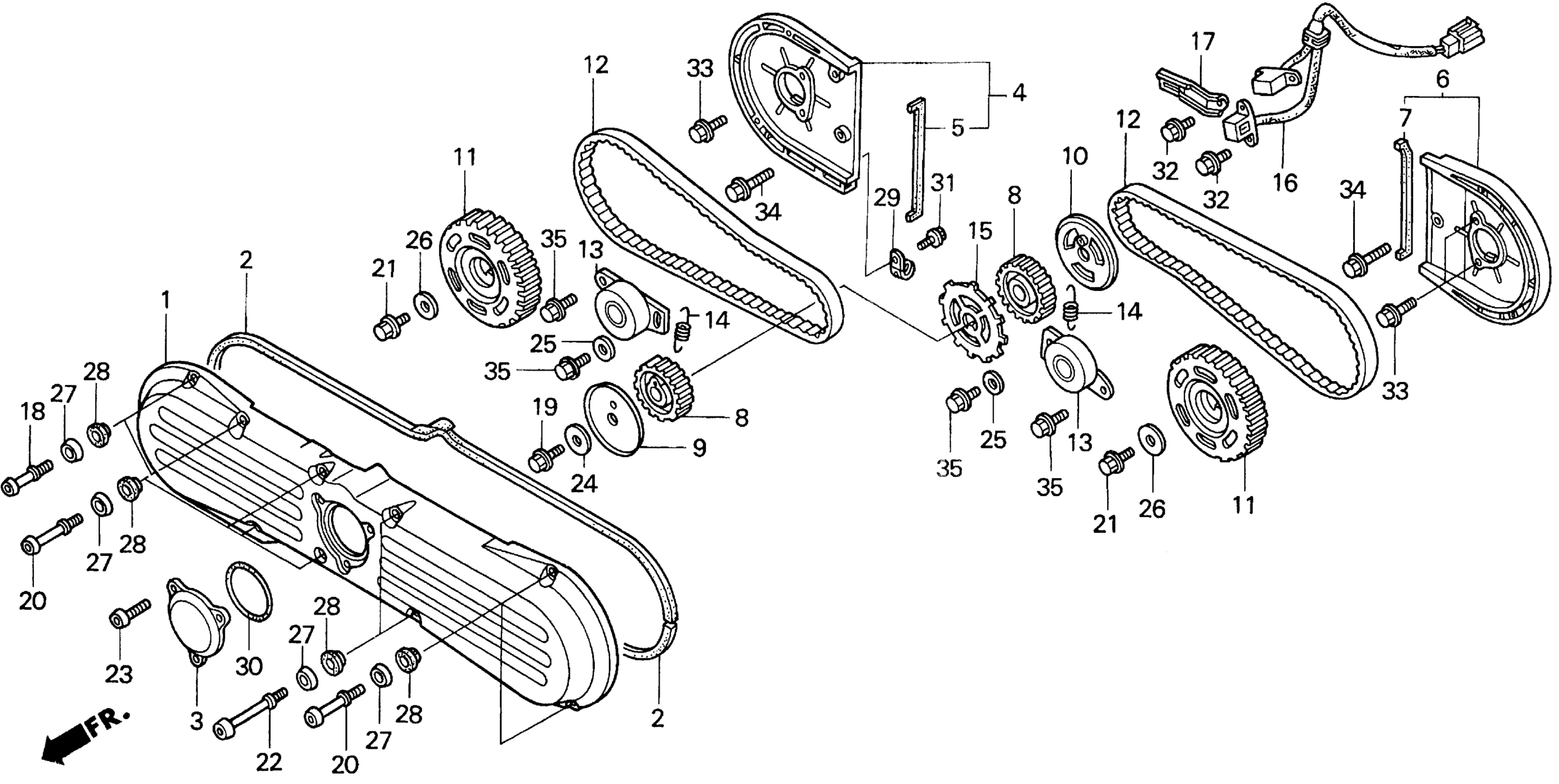 Передняя часть COVER / TIMING BELT