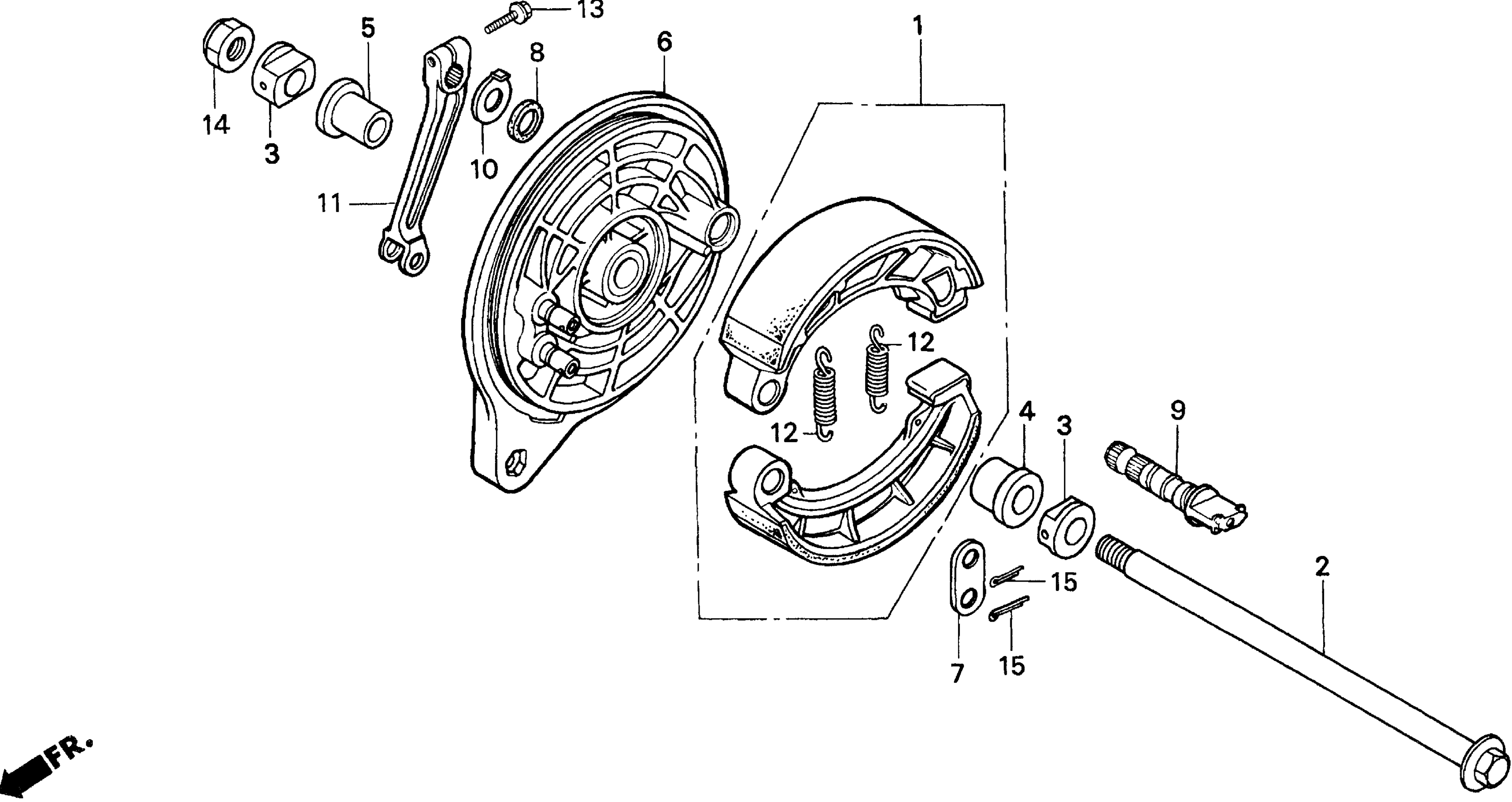 Задняя часть BRAKE PANEL