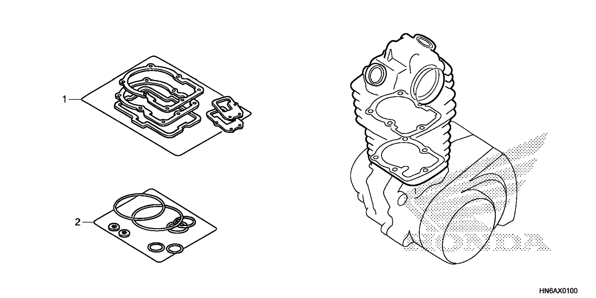 GASKET комплект A