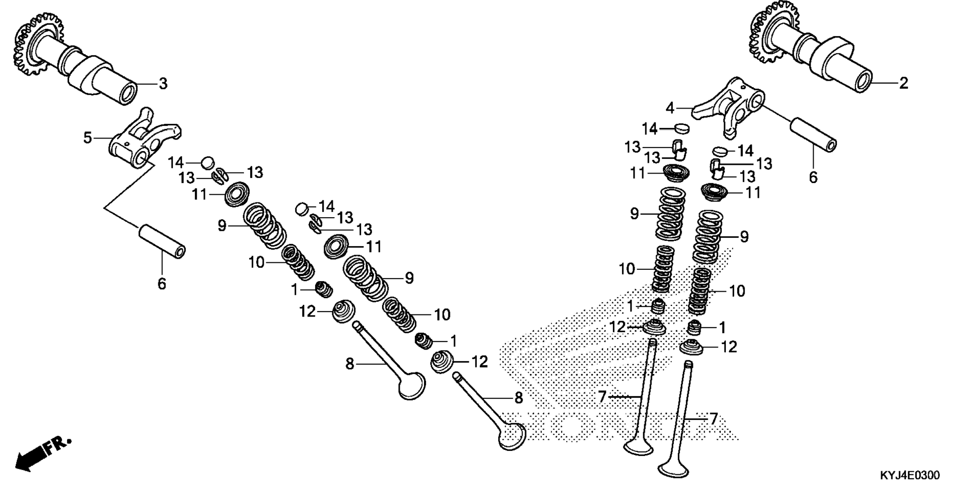 CAMSHAFT / клапан