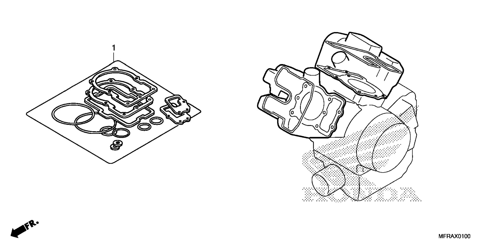 GASKET комплект A