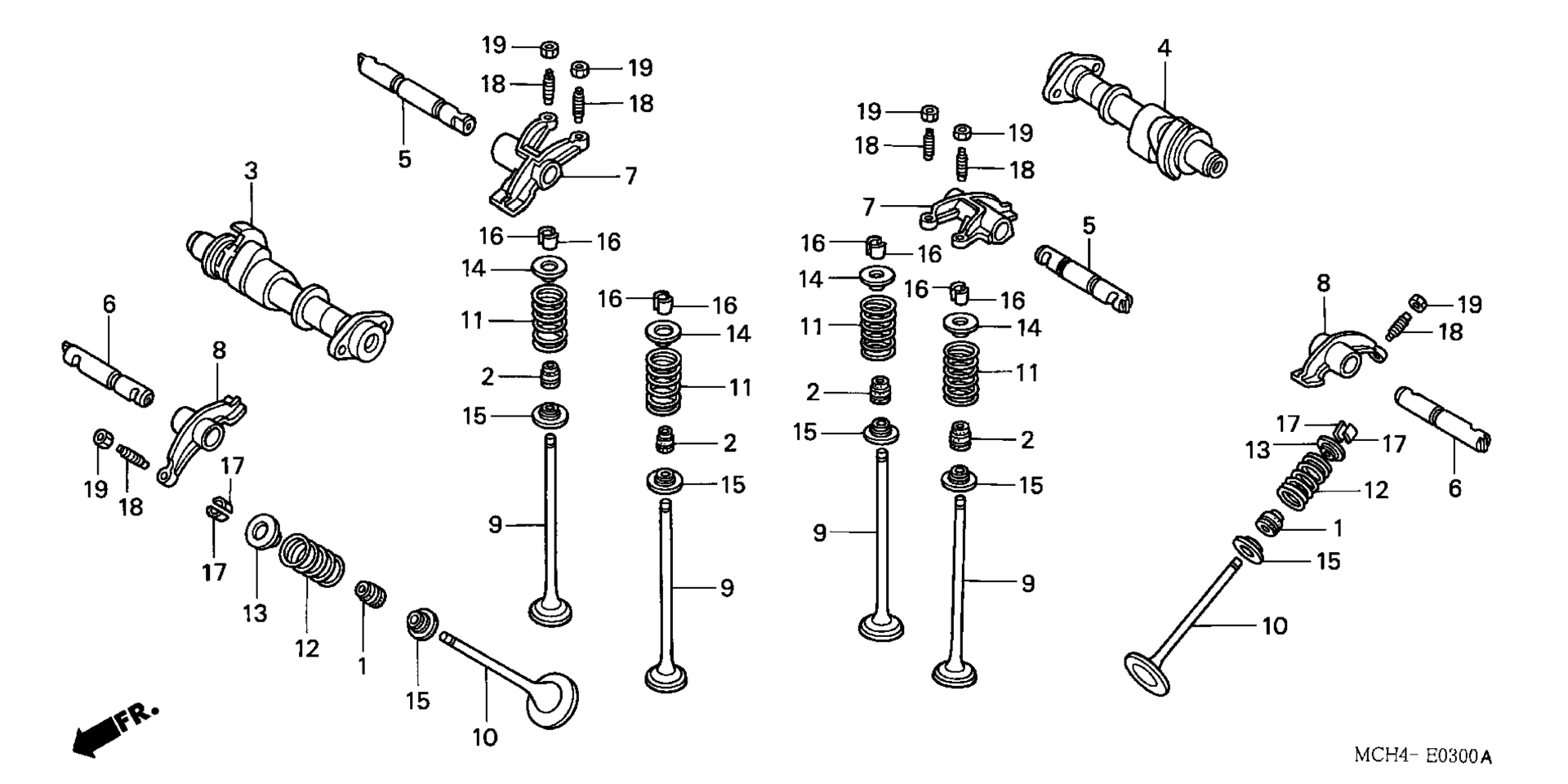 CAMSHAFT / клапан