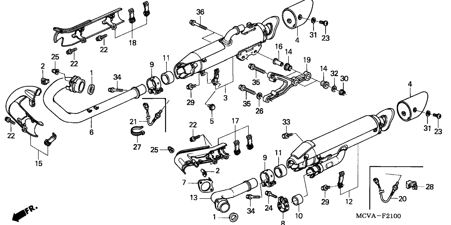 Выхлопная система MUFFLER (1)