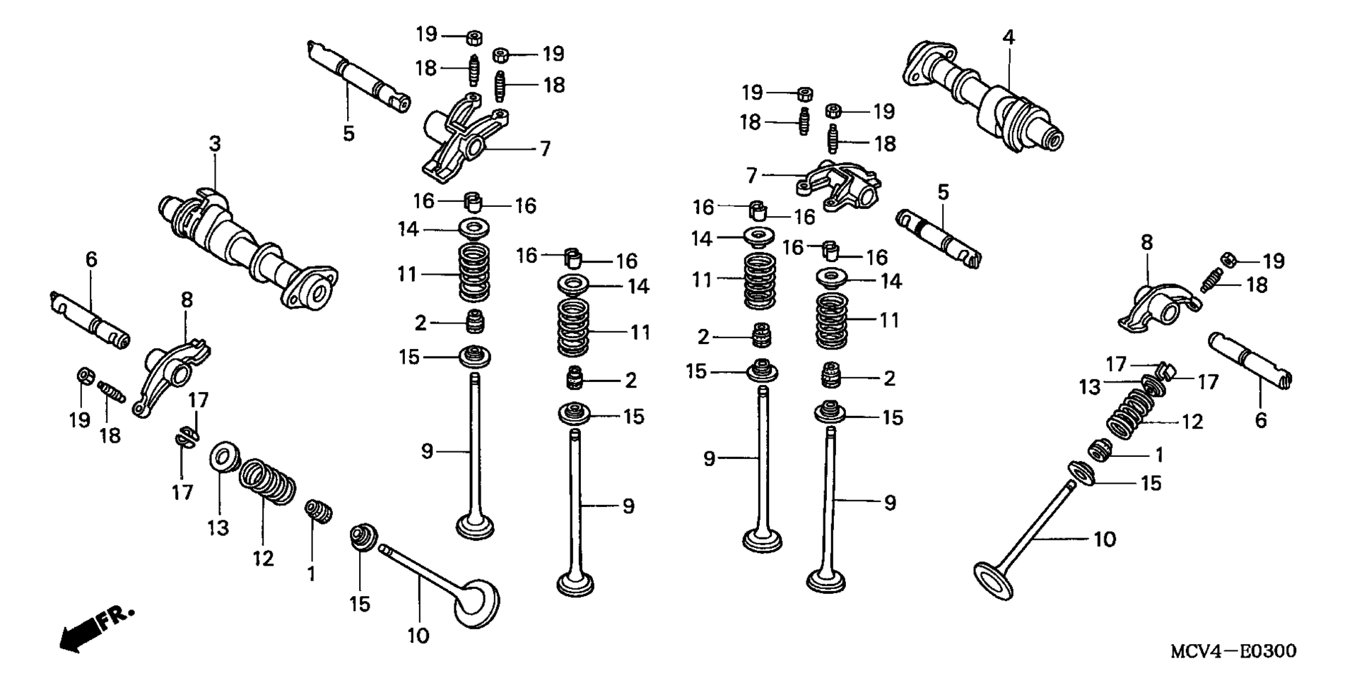 CAMSHAFT / клапан