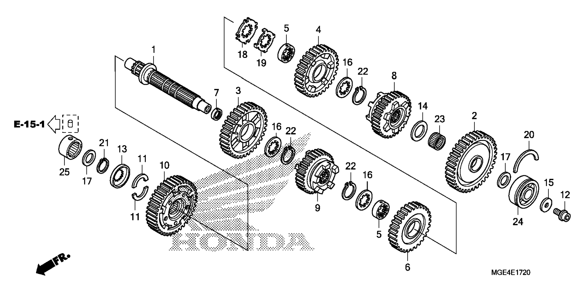 Трансмиссия (COUNTERSHAFT)