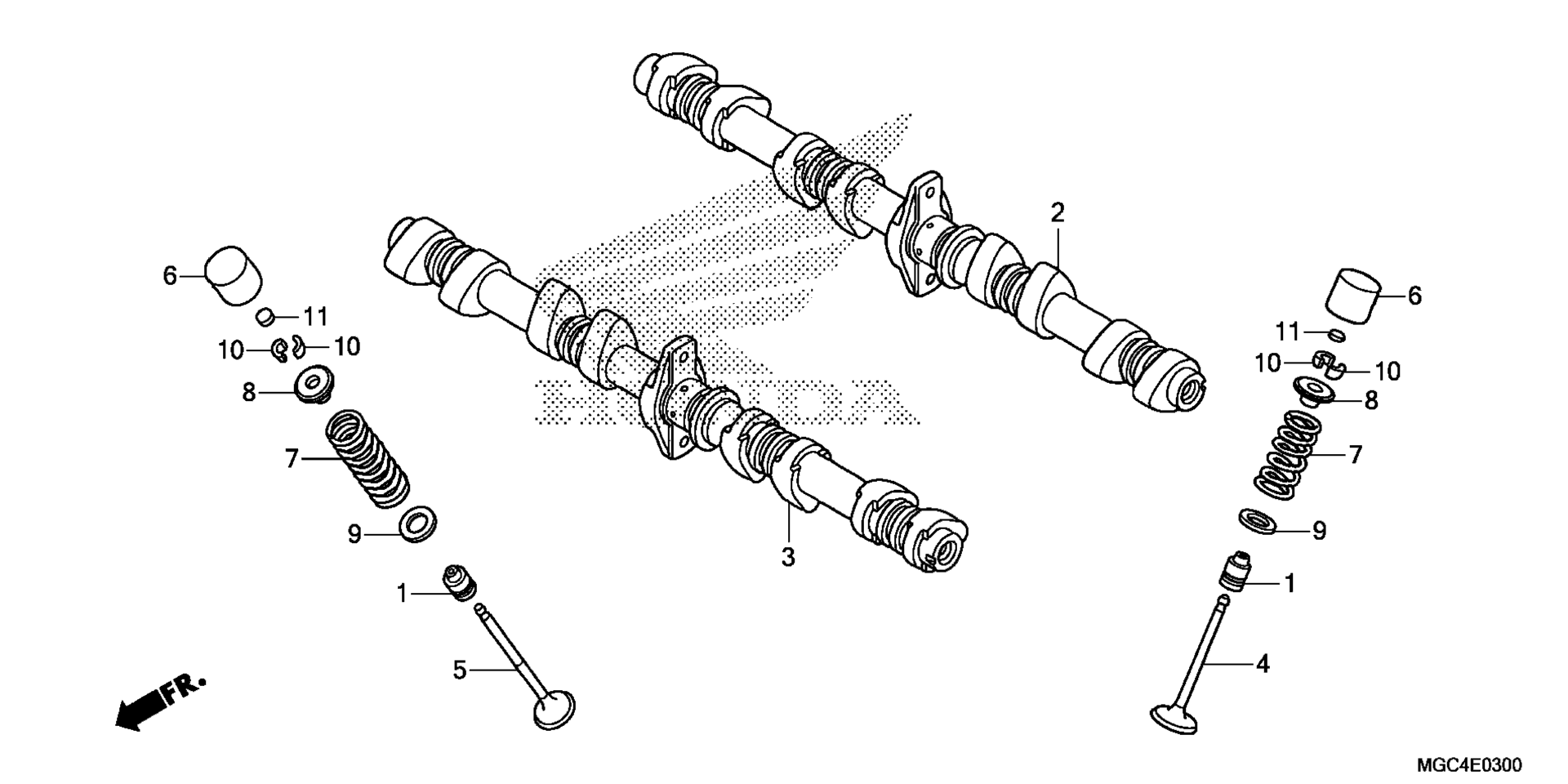 CAMSHAFT / клапан