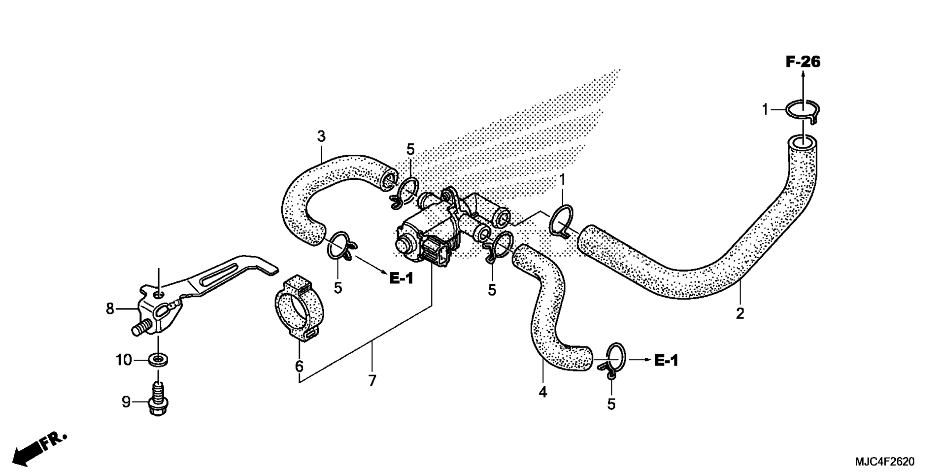 Воздушный впрыск управление клапан