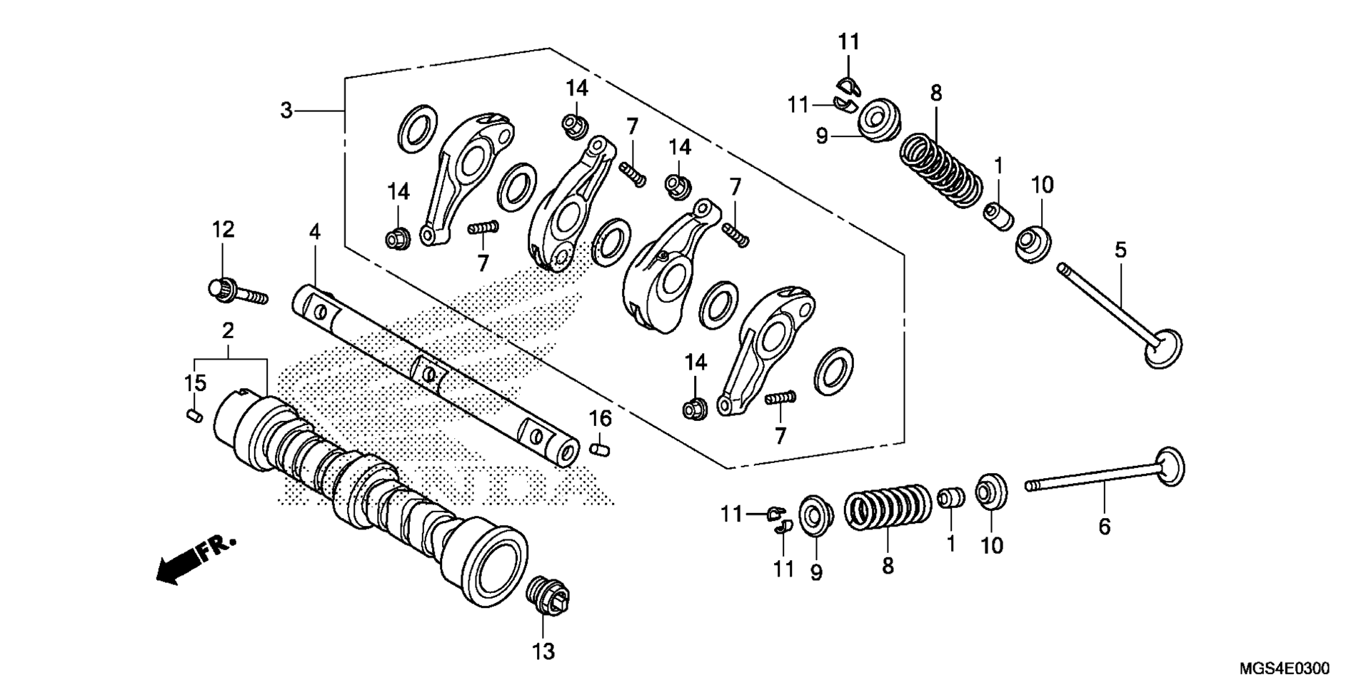 CAMSHAFT / клапан