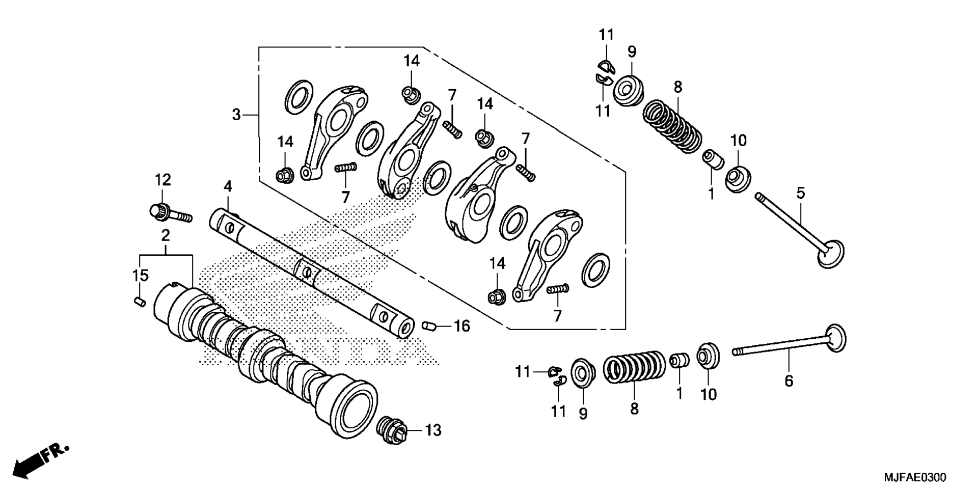 CAMSHAFT / клапан