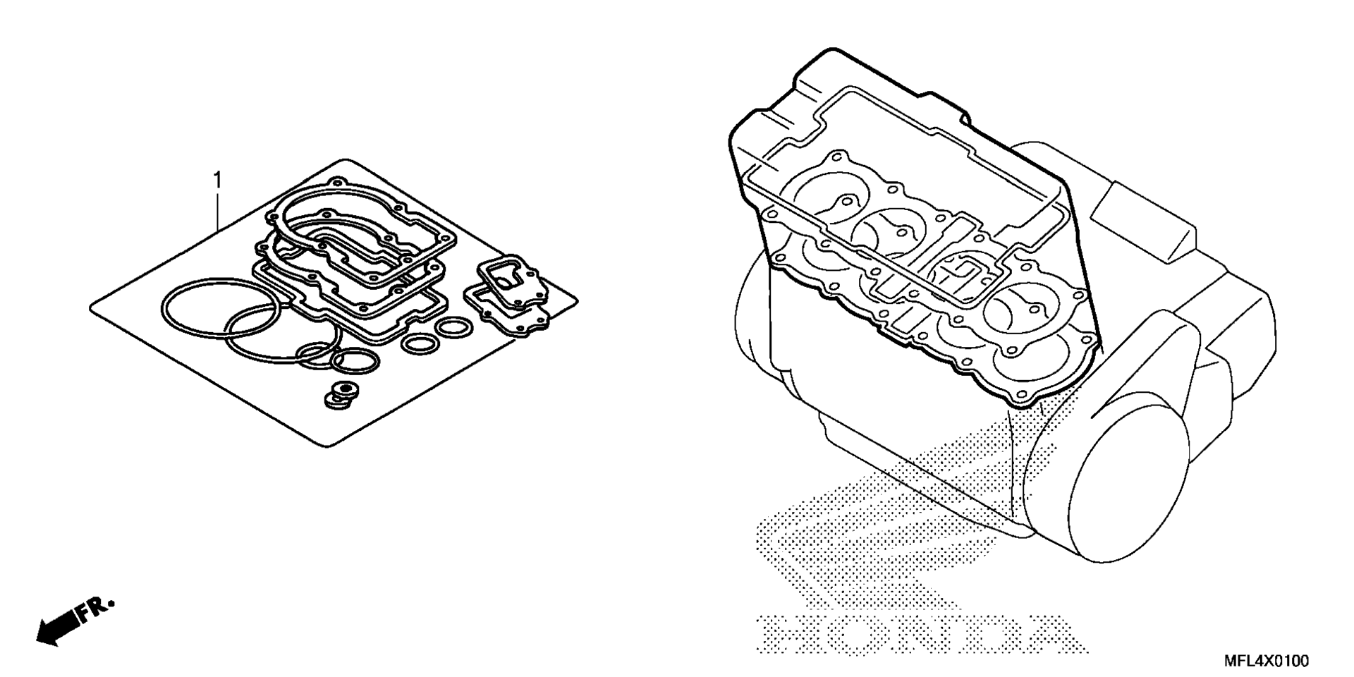 GASKET комплект A
