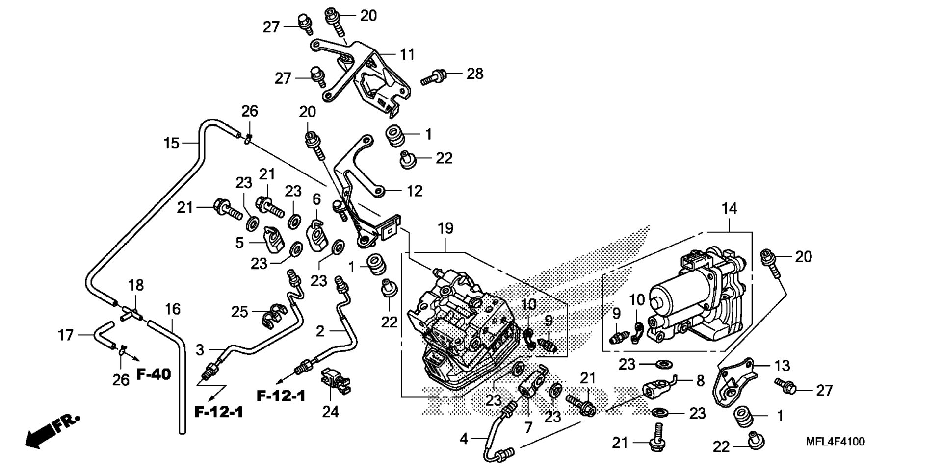 Задняя часть POWER UNIT / REAR VALVE UNIT