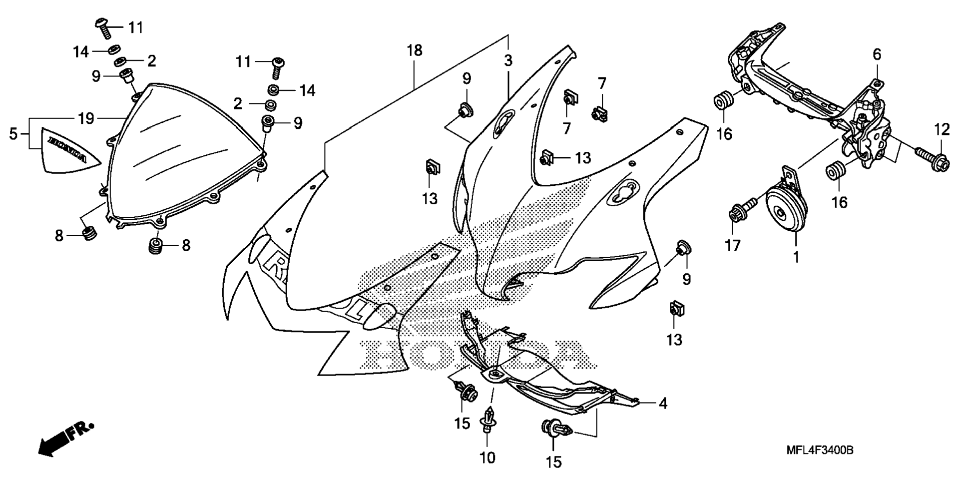 верхний COWL