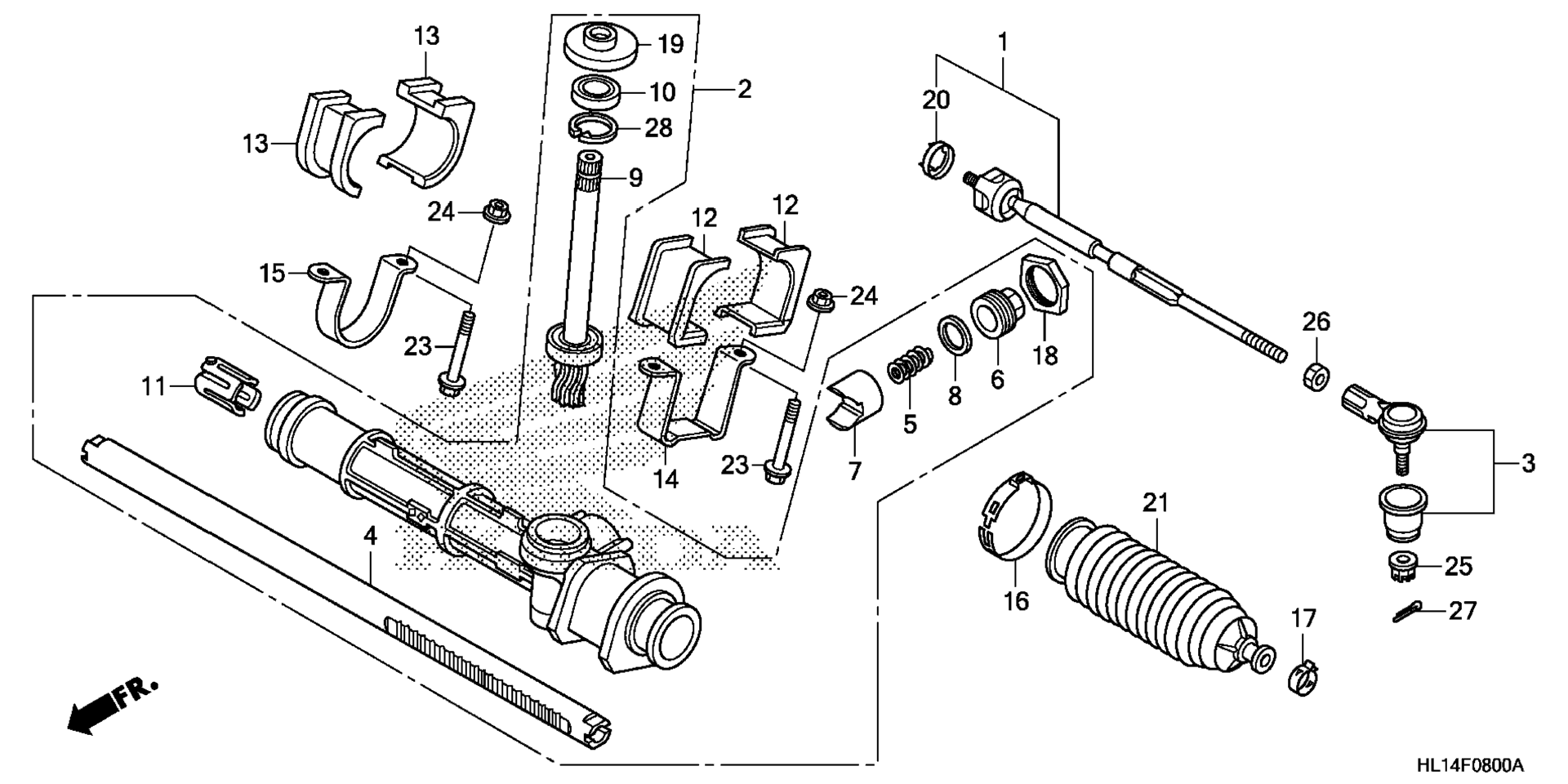Рулевое управление GEAR BOX / TIE ROD
