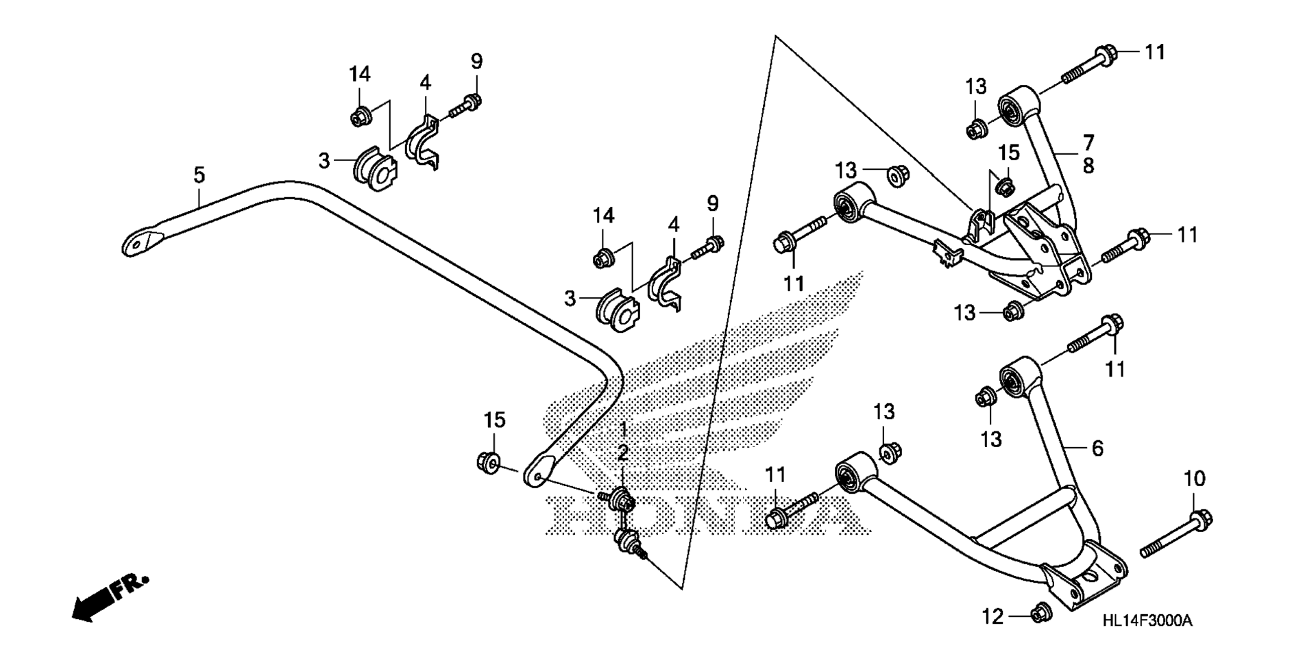 Задний рычаг подвески