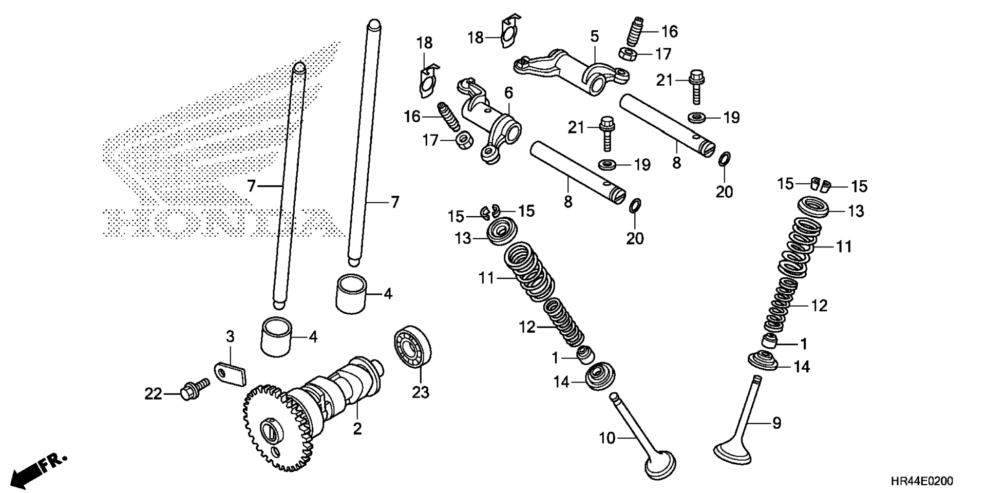 CAMSHAFT / клапан