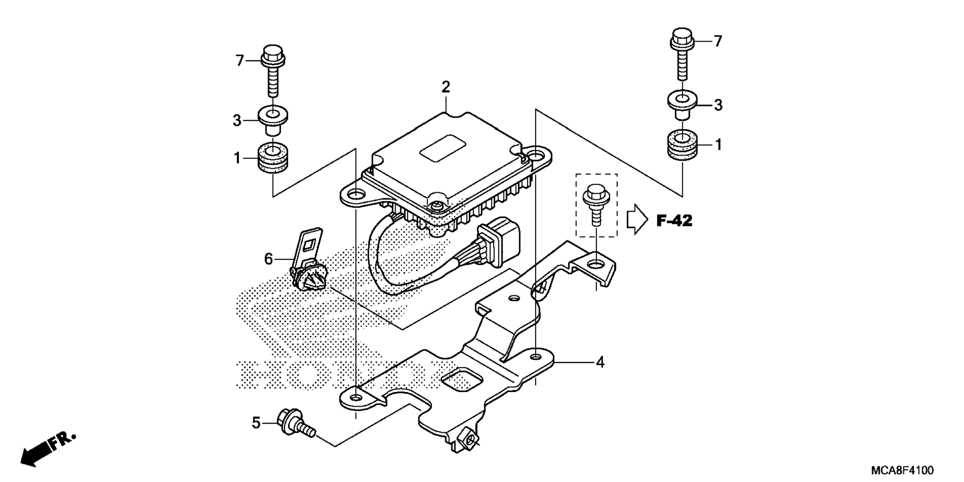TPMS RECEIVER блок