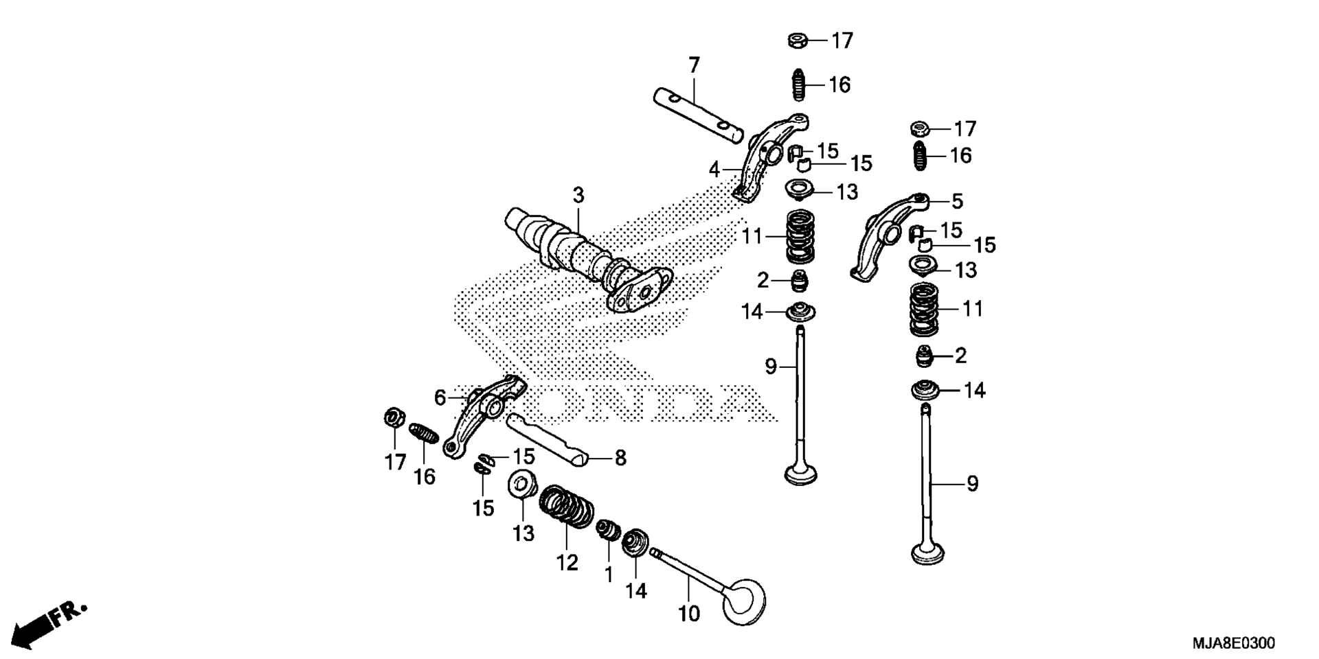 CAMSHAFT клапан (FR.)