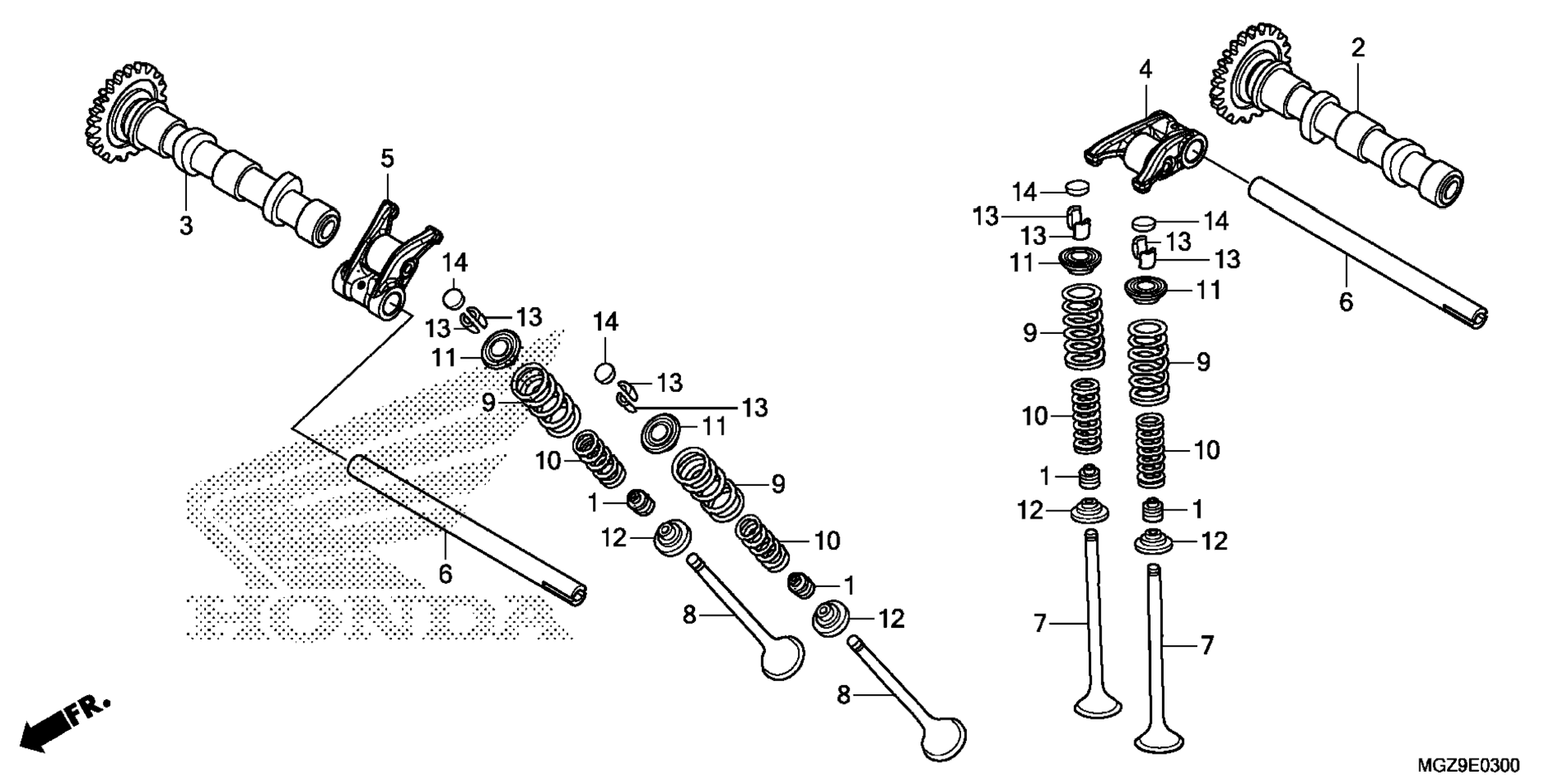 CAMSHAFT / клапан