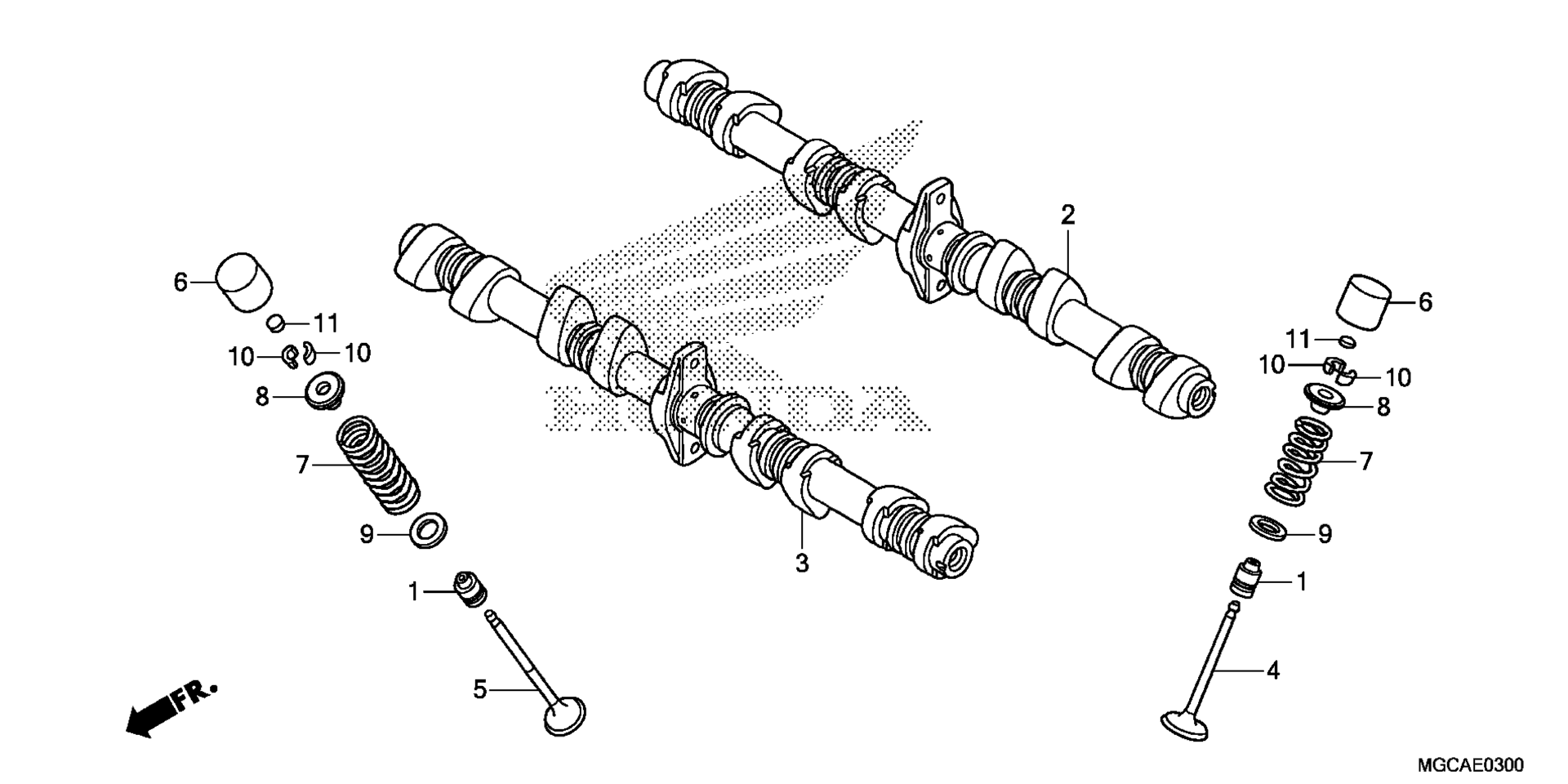 CAMSHAFT / клапан