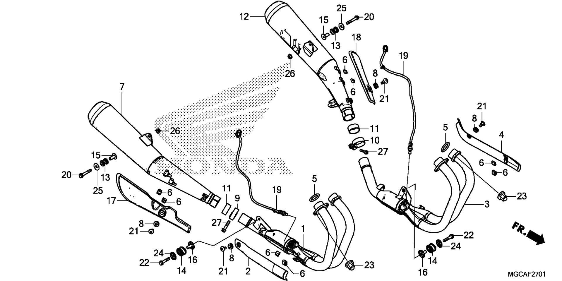 Выхлопная система MUFFLER (2)