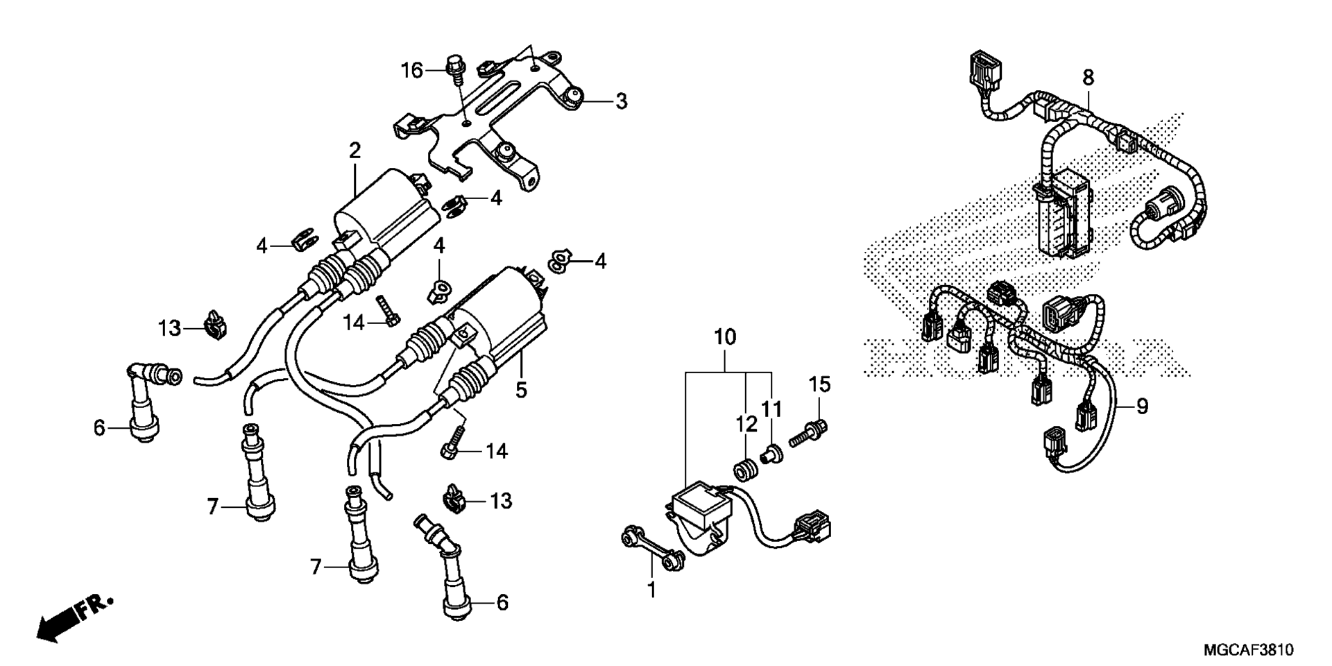 SUB жгут / IGNITION COIL