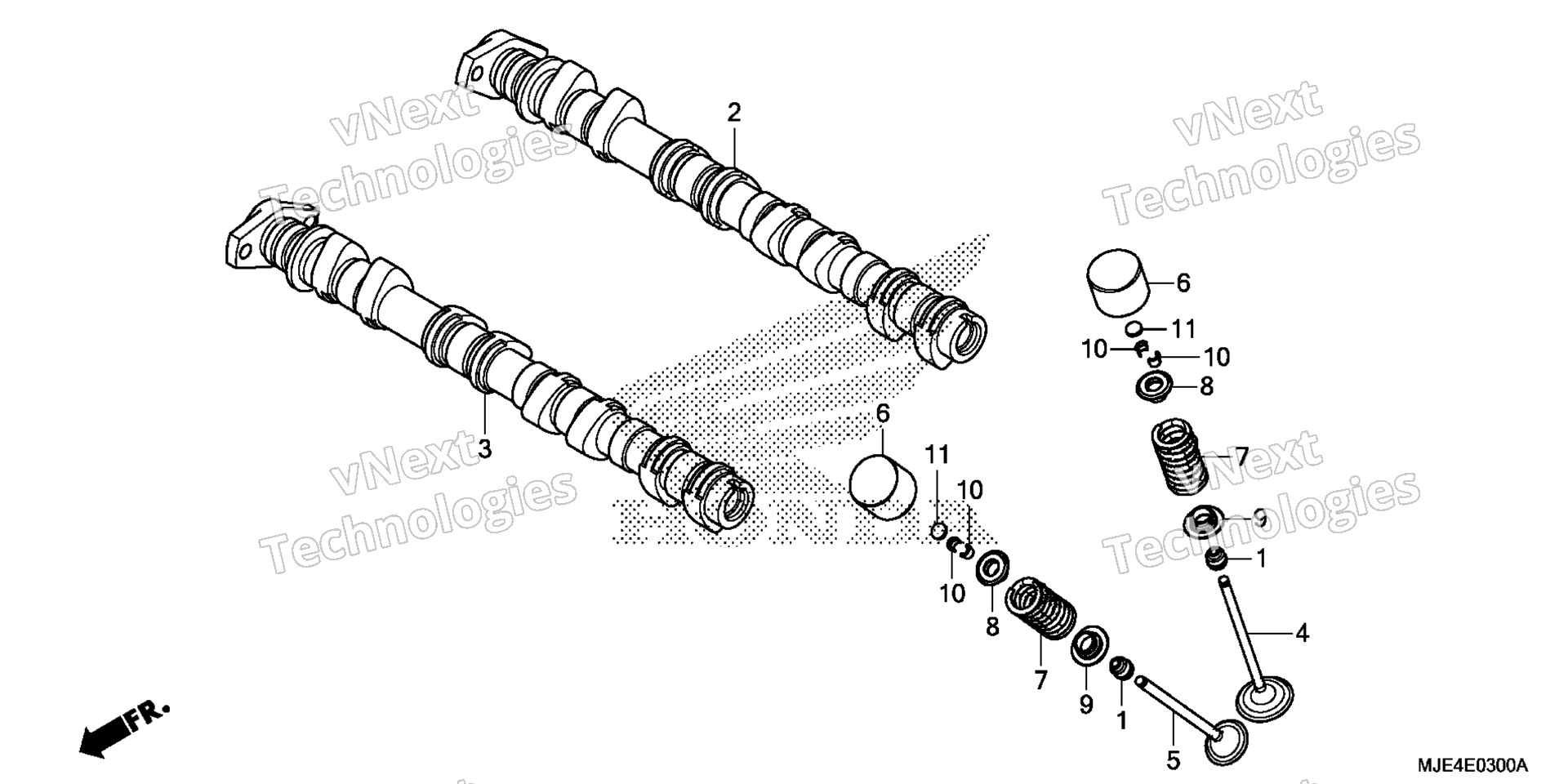CAMSHAFT / клапан