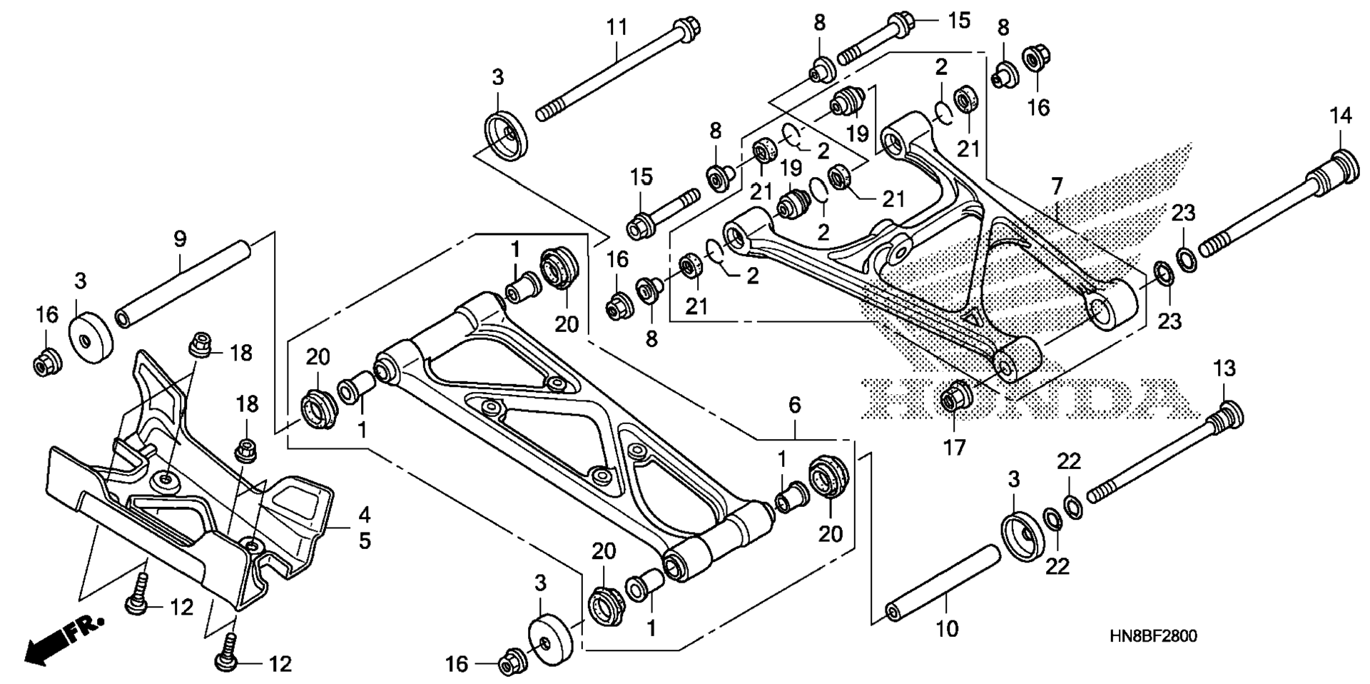 Задний рычаг подвески (1)