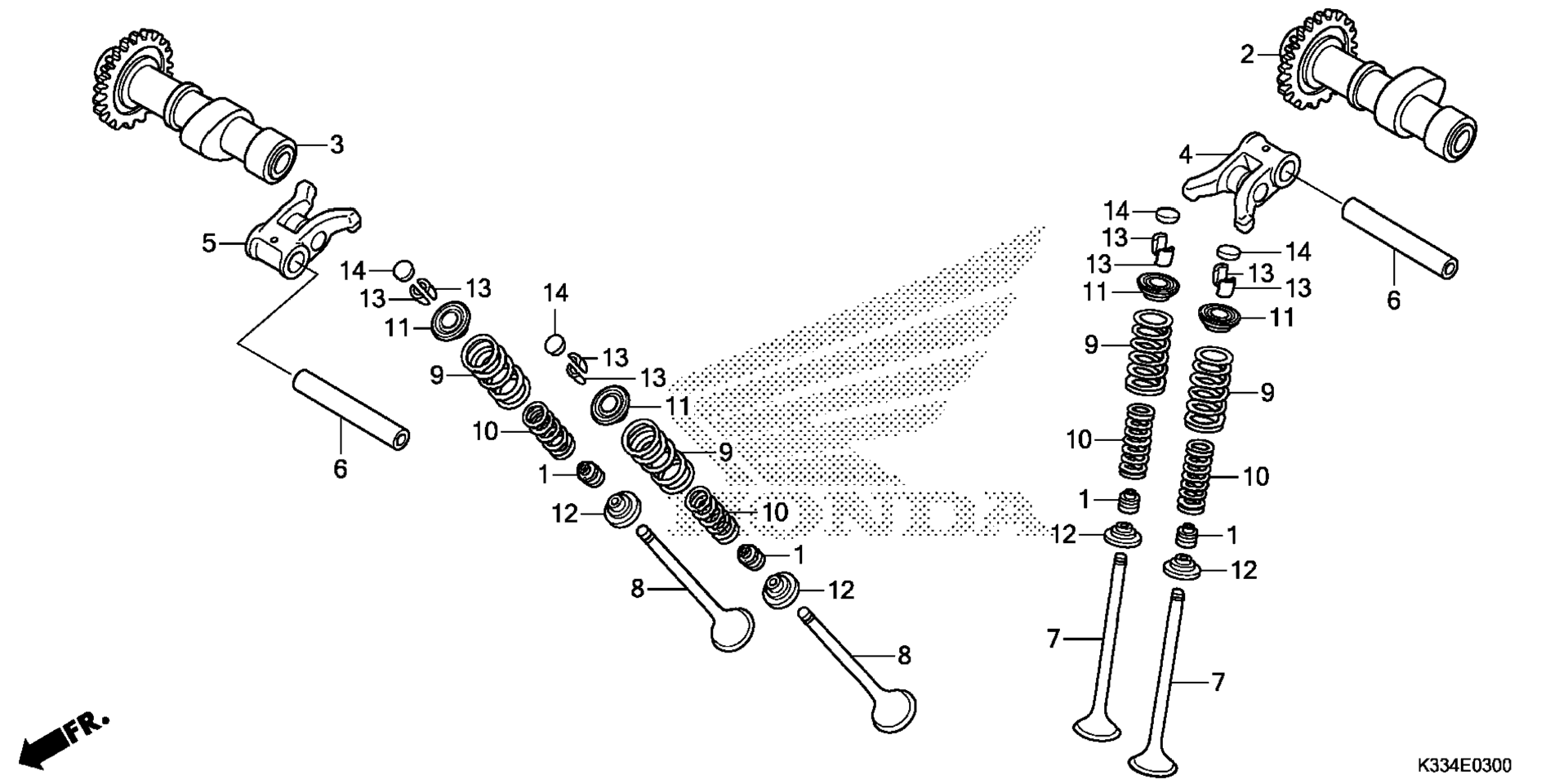 CAMSHAFT / клапан