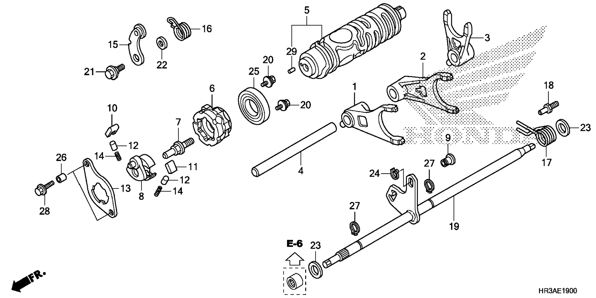 GEARSHIFT вилка (1)
