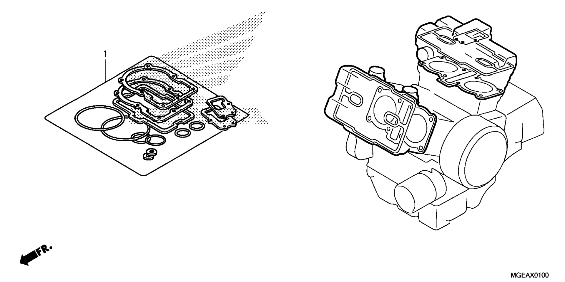 GASKET комплект A